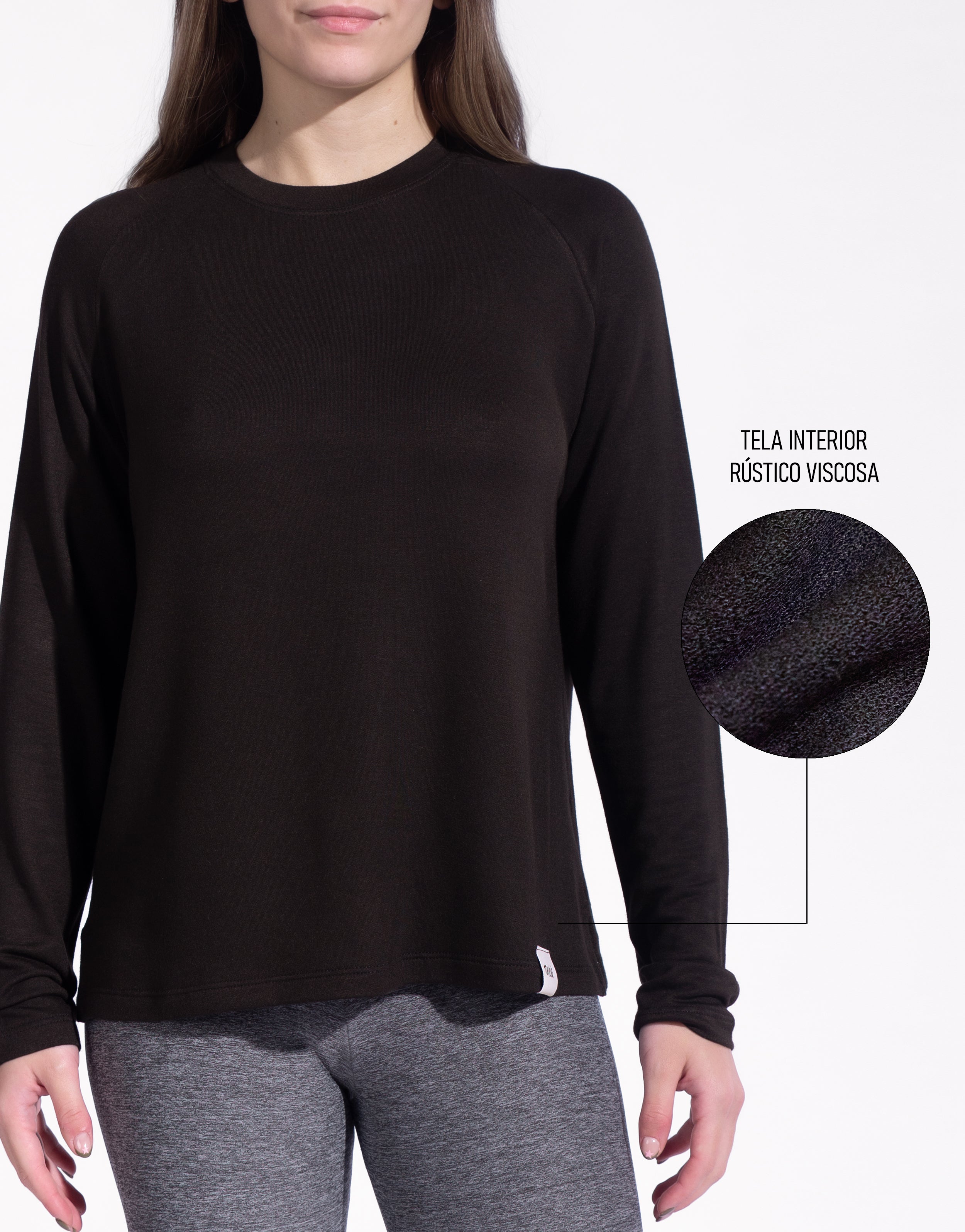 BLACK SWEATSHIRT