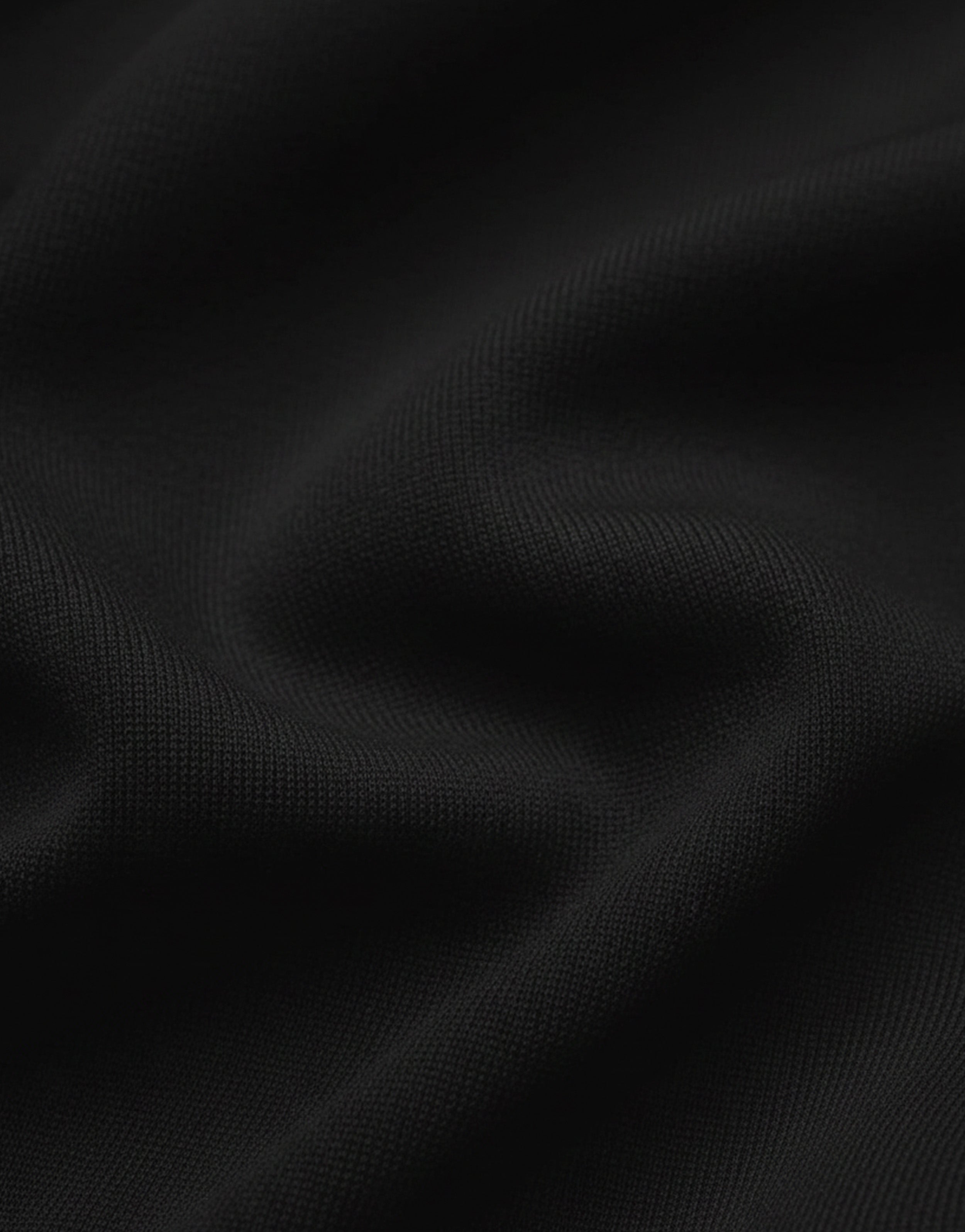 KNITTED BLACK HOODIE