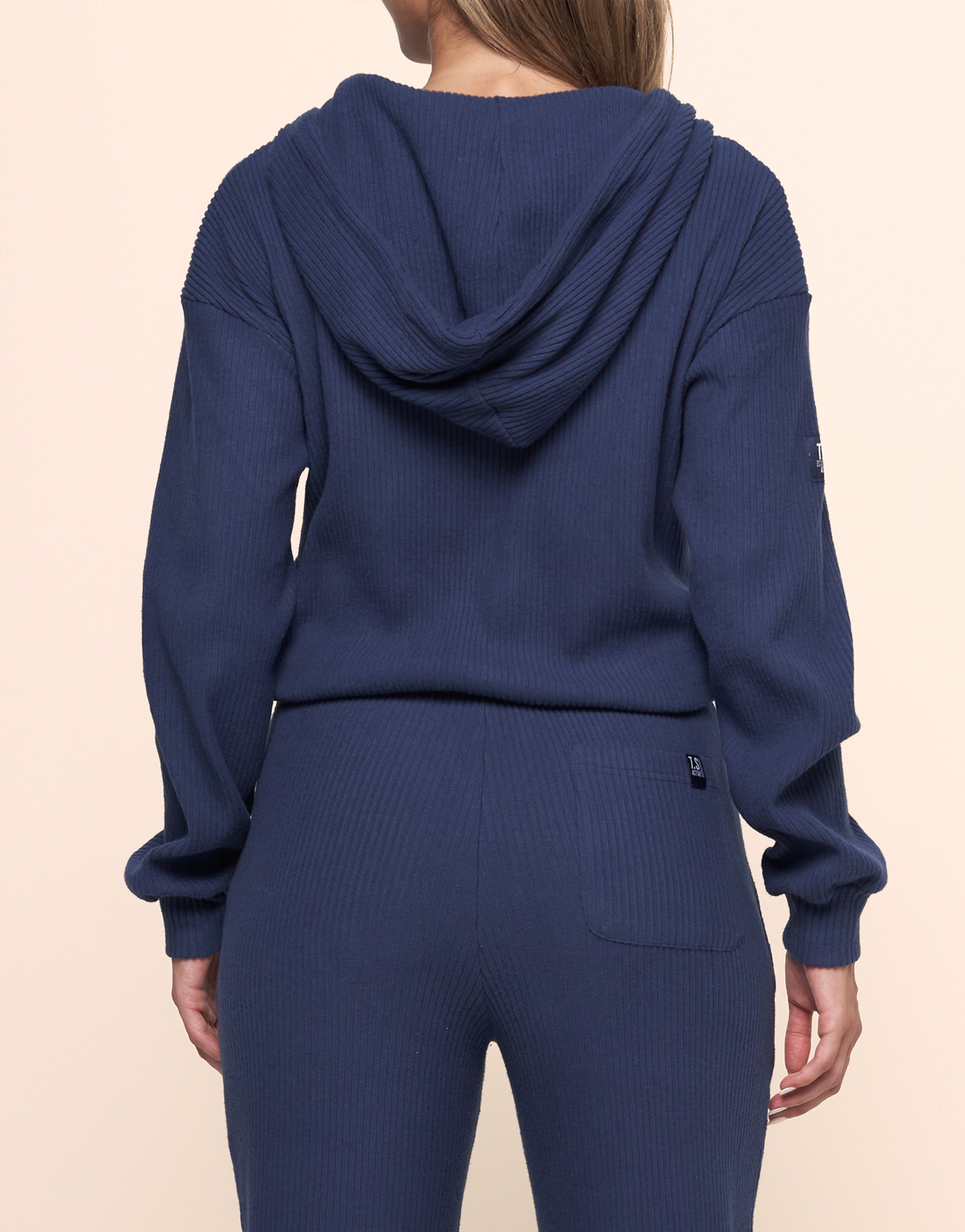 KNIT NAVY JACKET
