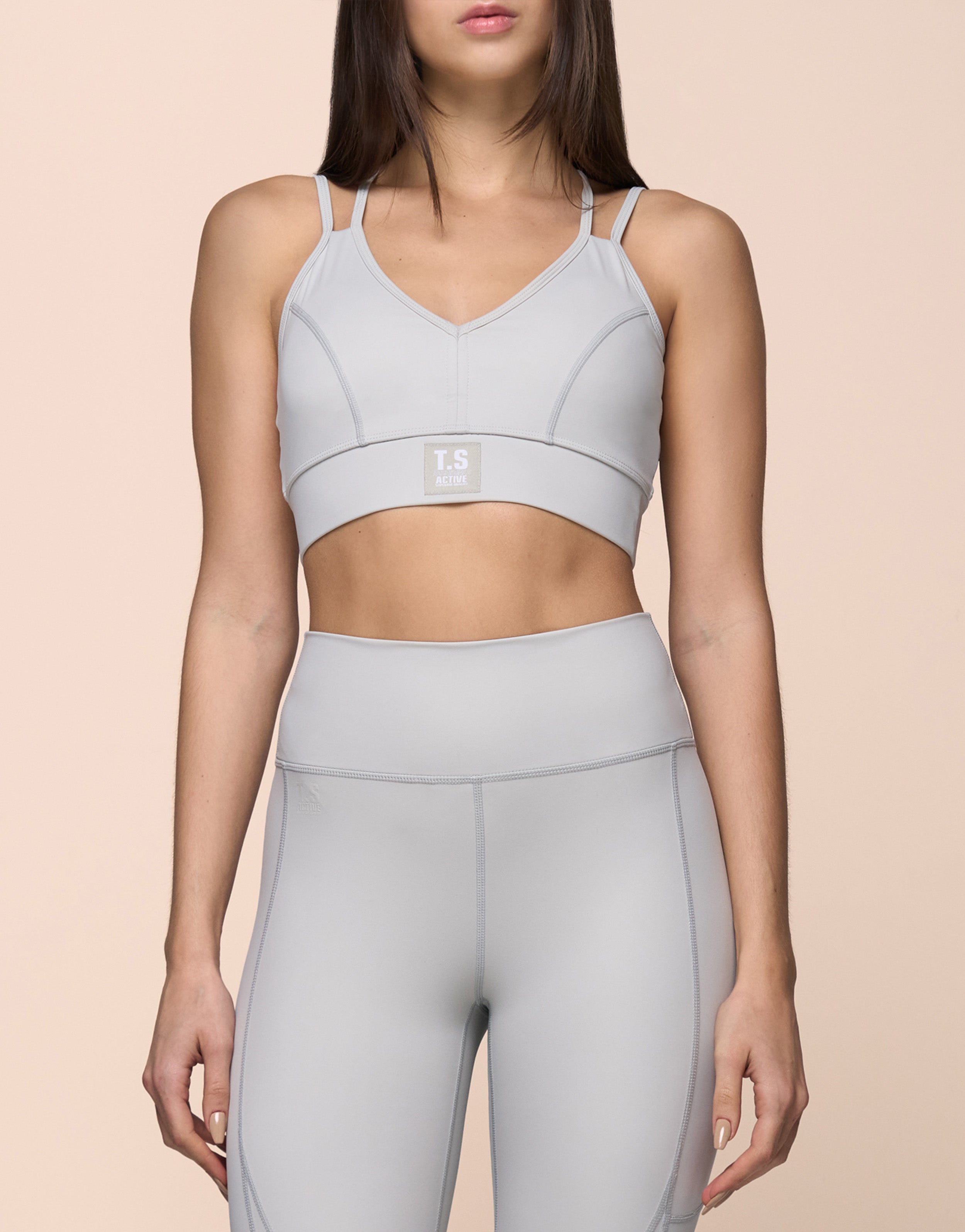 KNITTED GREY TOP