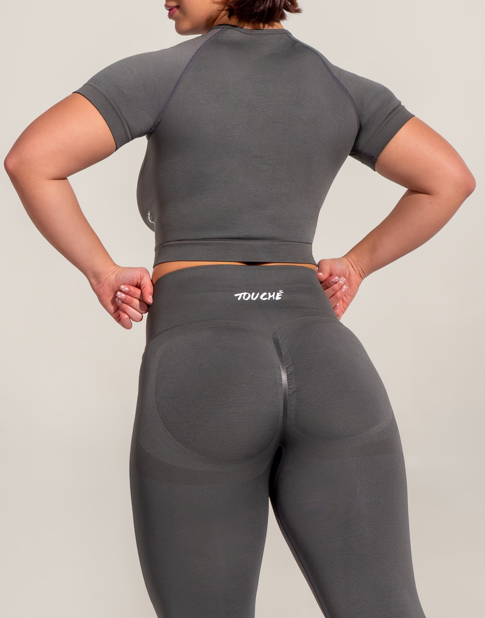 ENDURE GREY TOP SEAMLESS