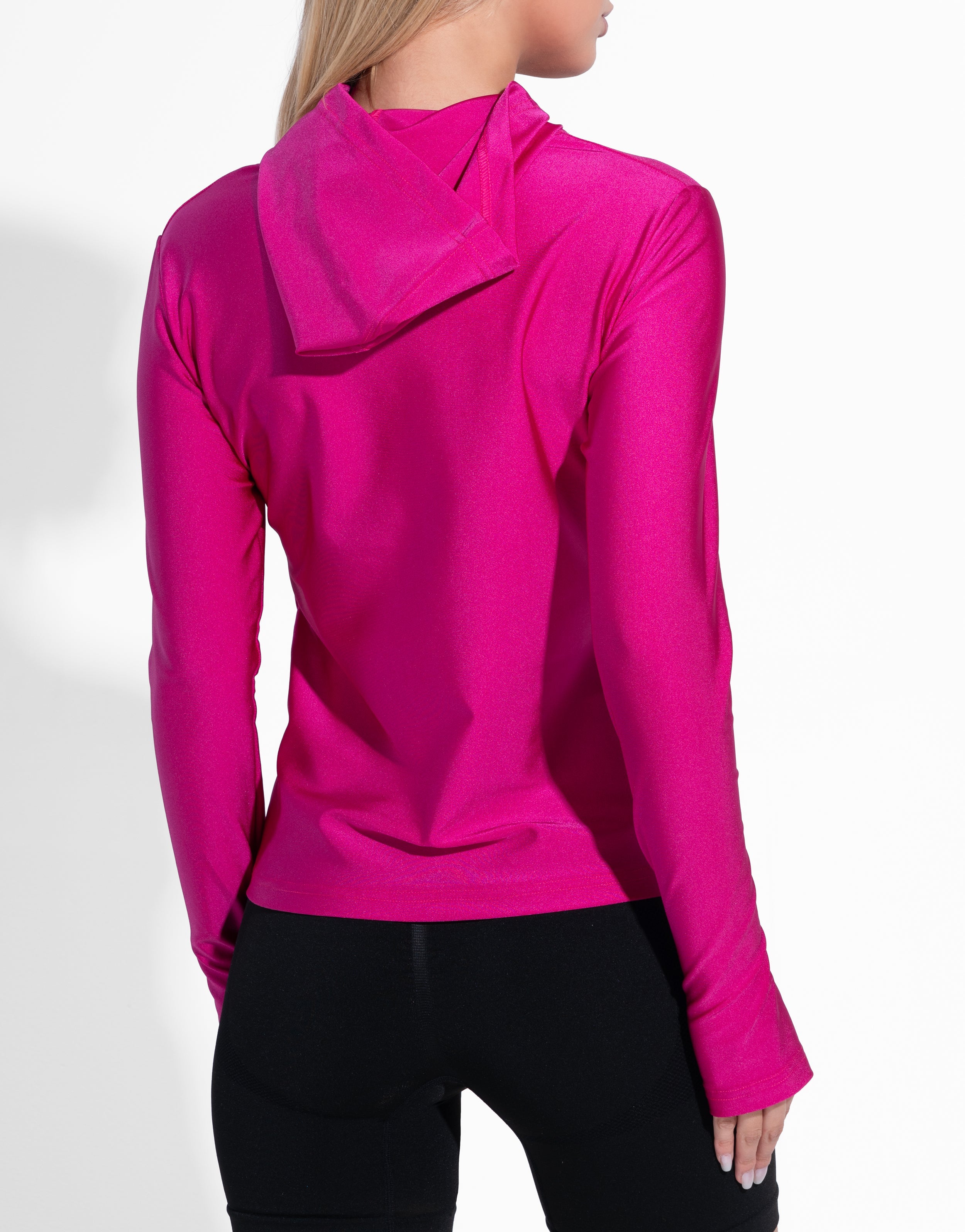 FUCSIA SHINE HOODIE