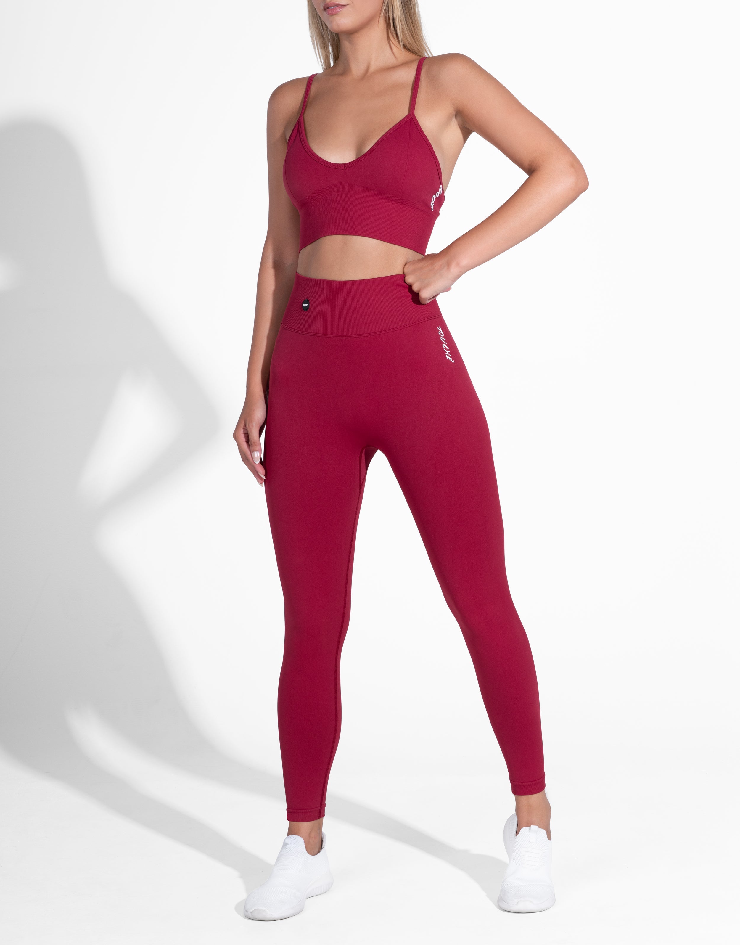 FLEX BURGUNDY SEAMLESS TOP