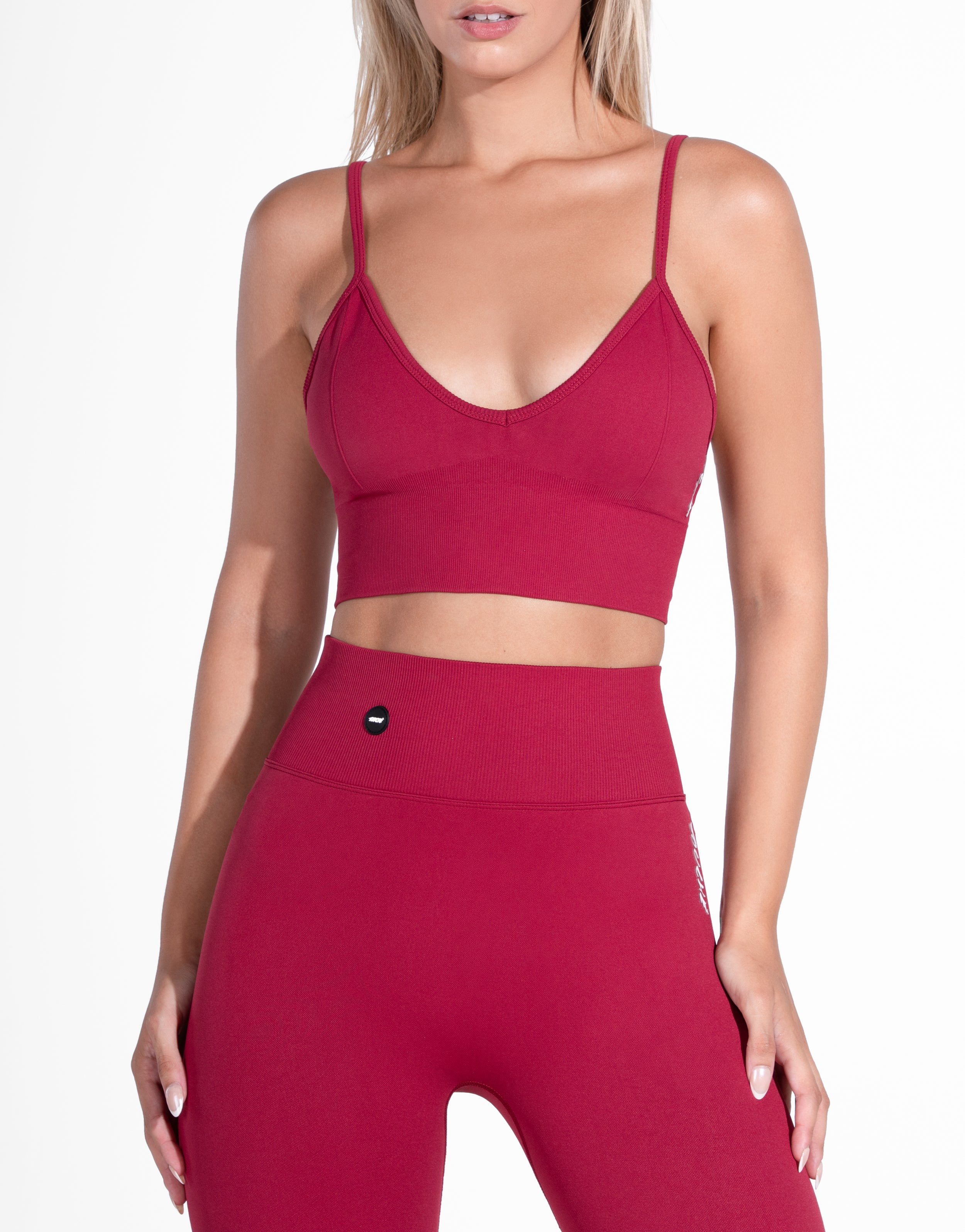 FLEX BURGUNDY SEAMLESS TOP