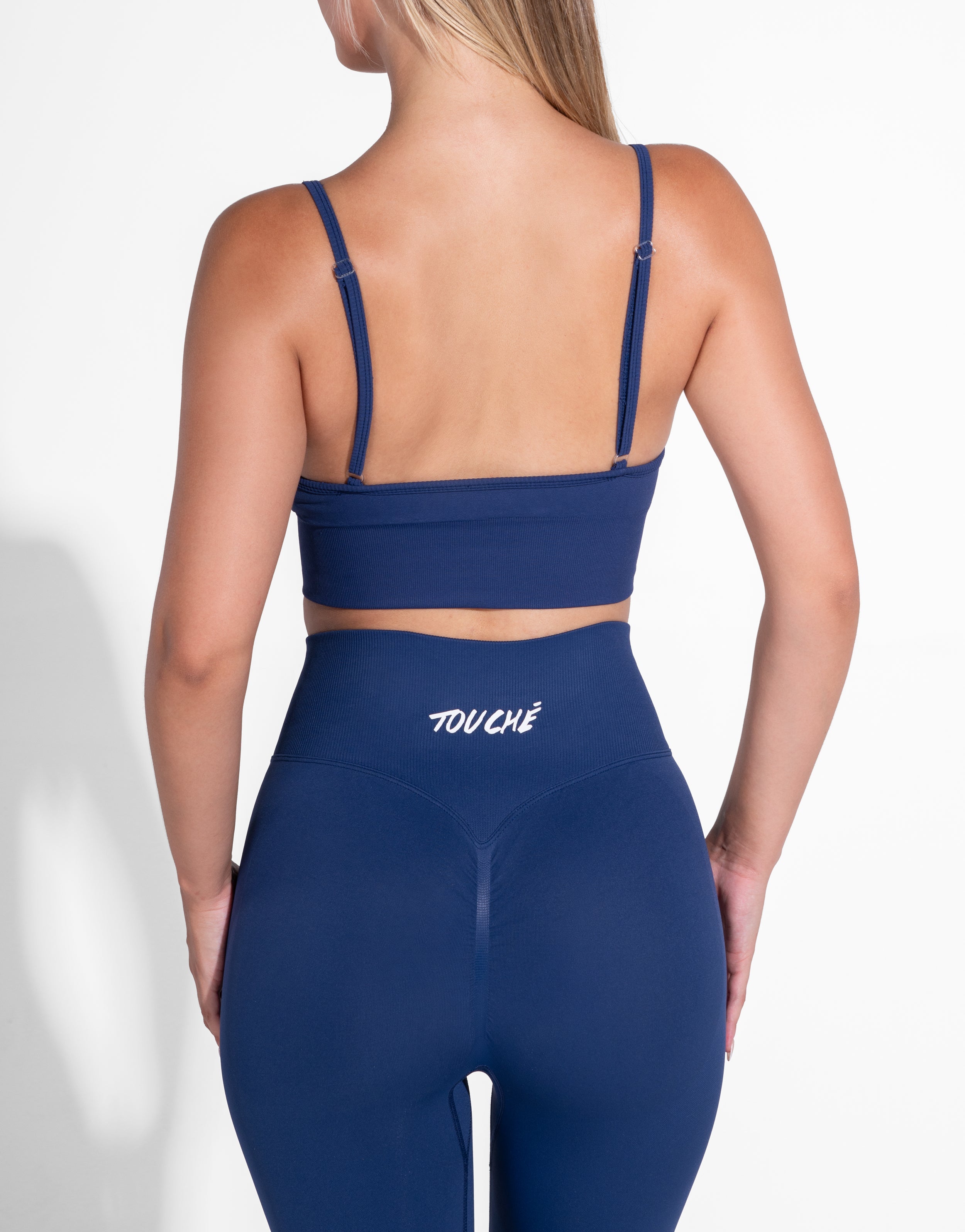FLEX NAVY SEAMLESS TOP