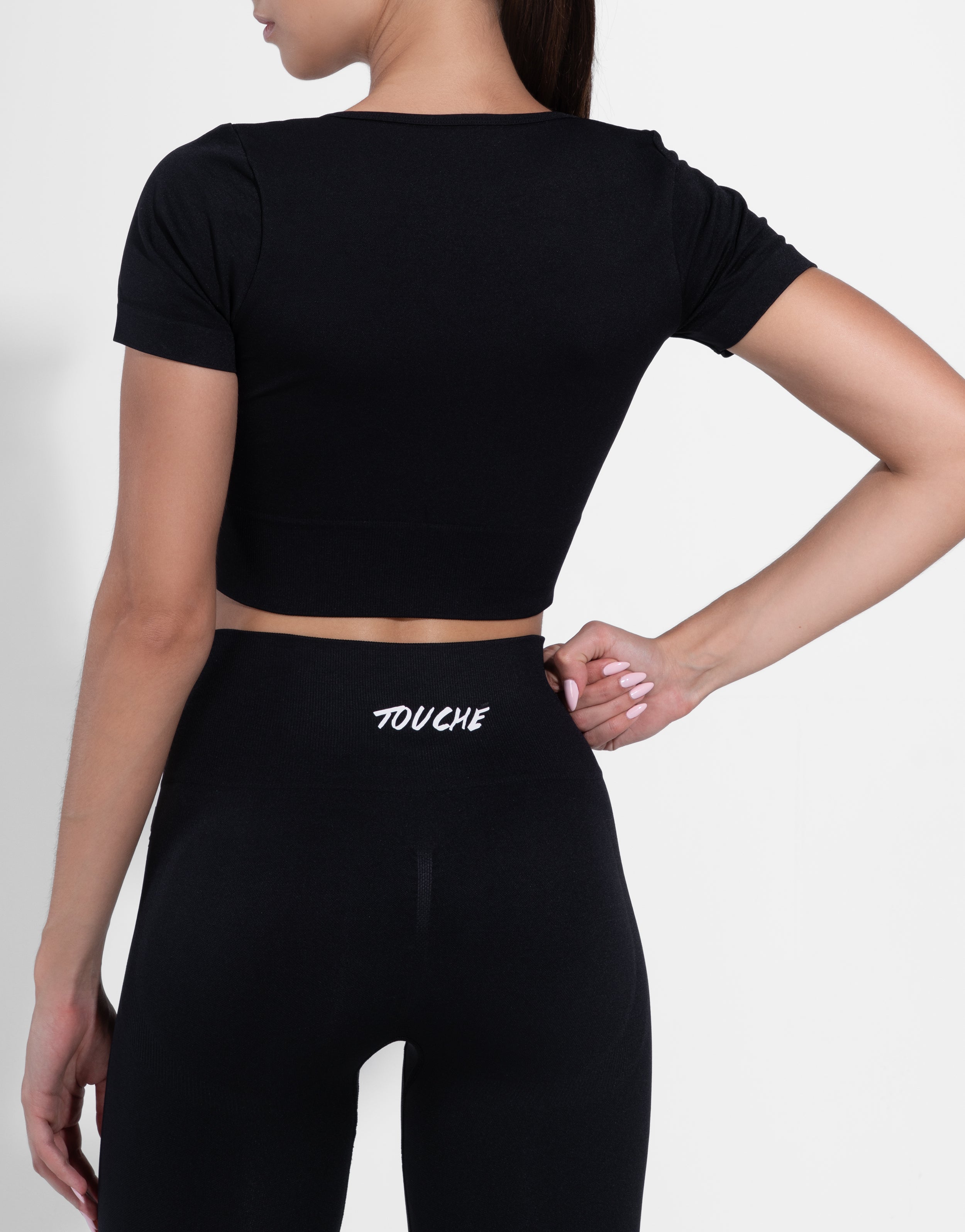 SPORTY BLACK TOP SEAMLESS
