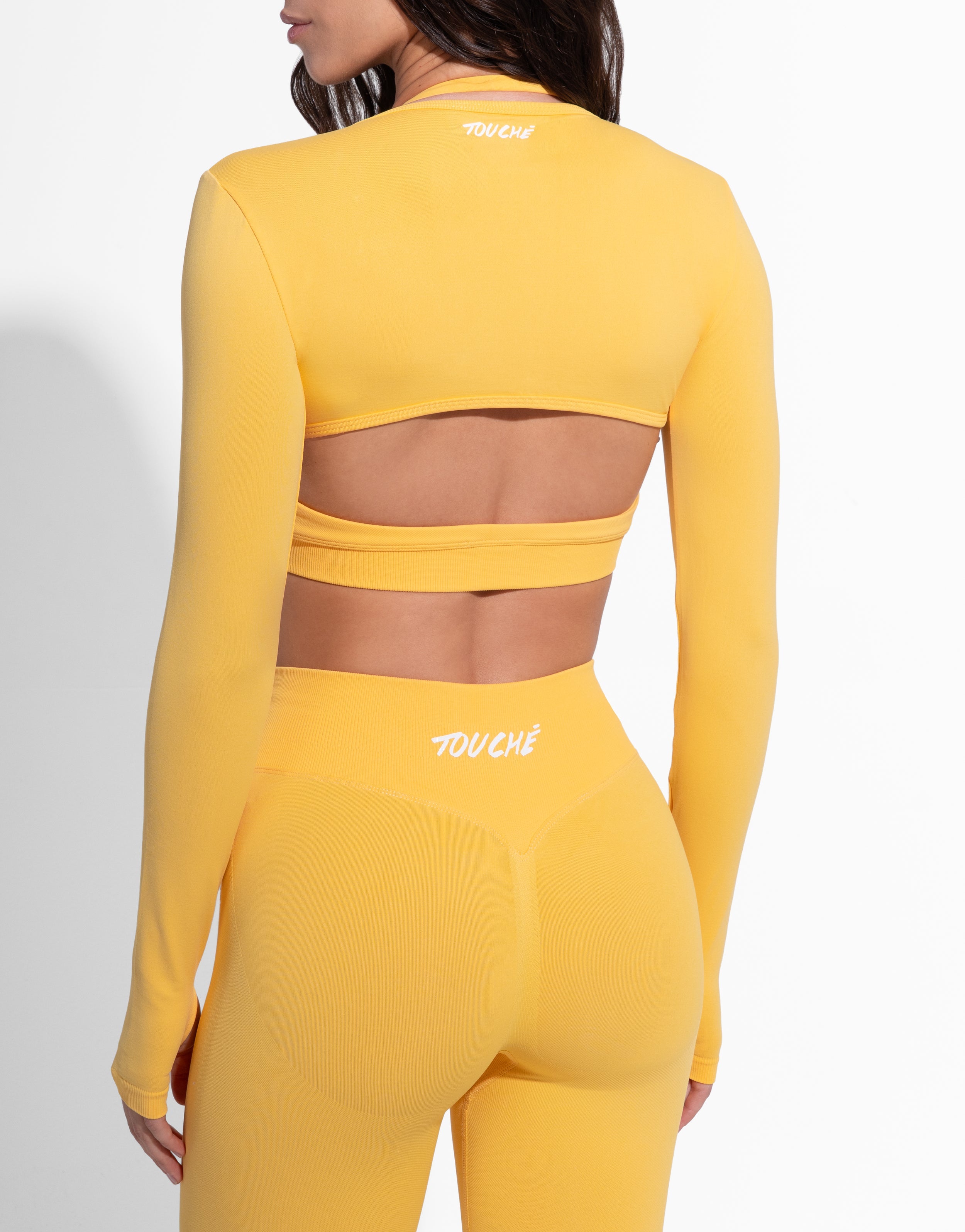TIGHT YELLOW TOP SEAMLESS