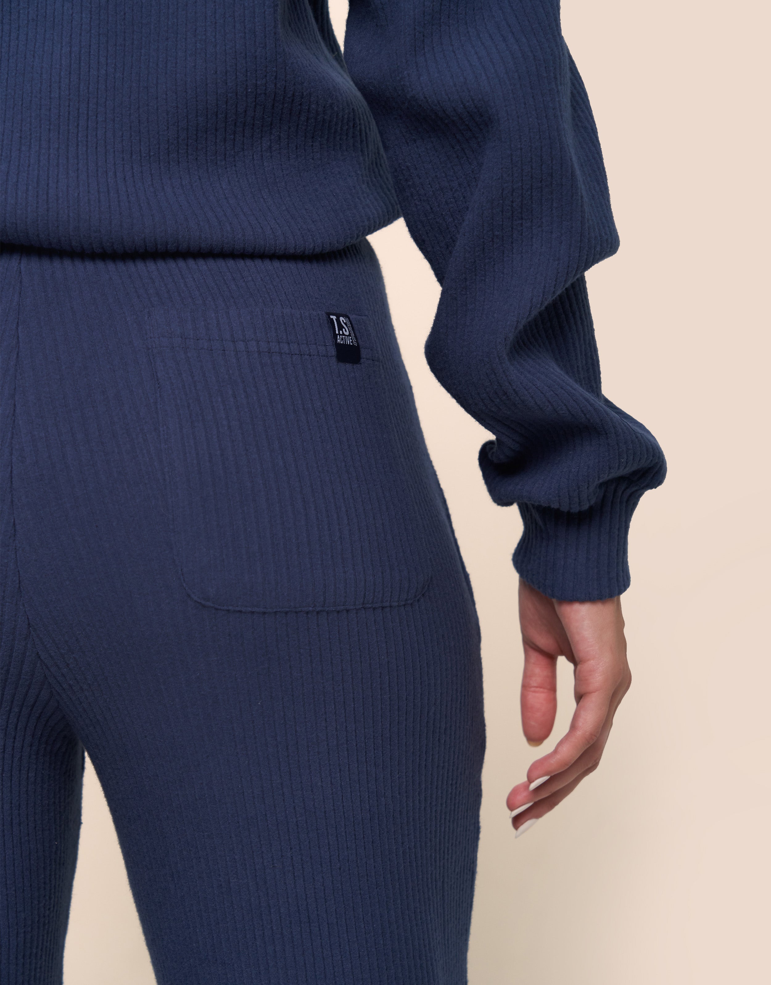KNIT NAVY JACKET