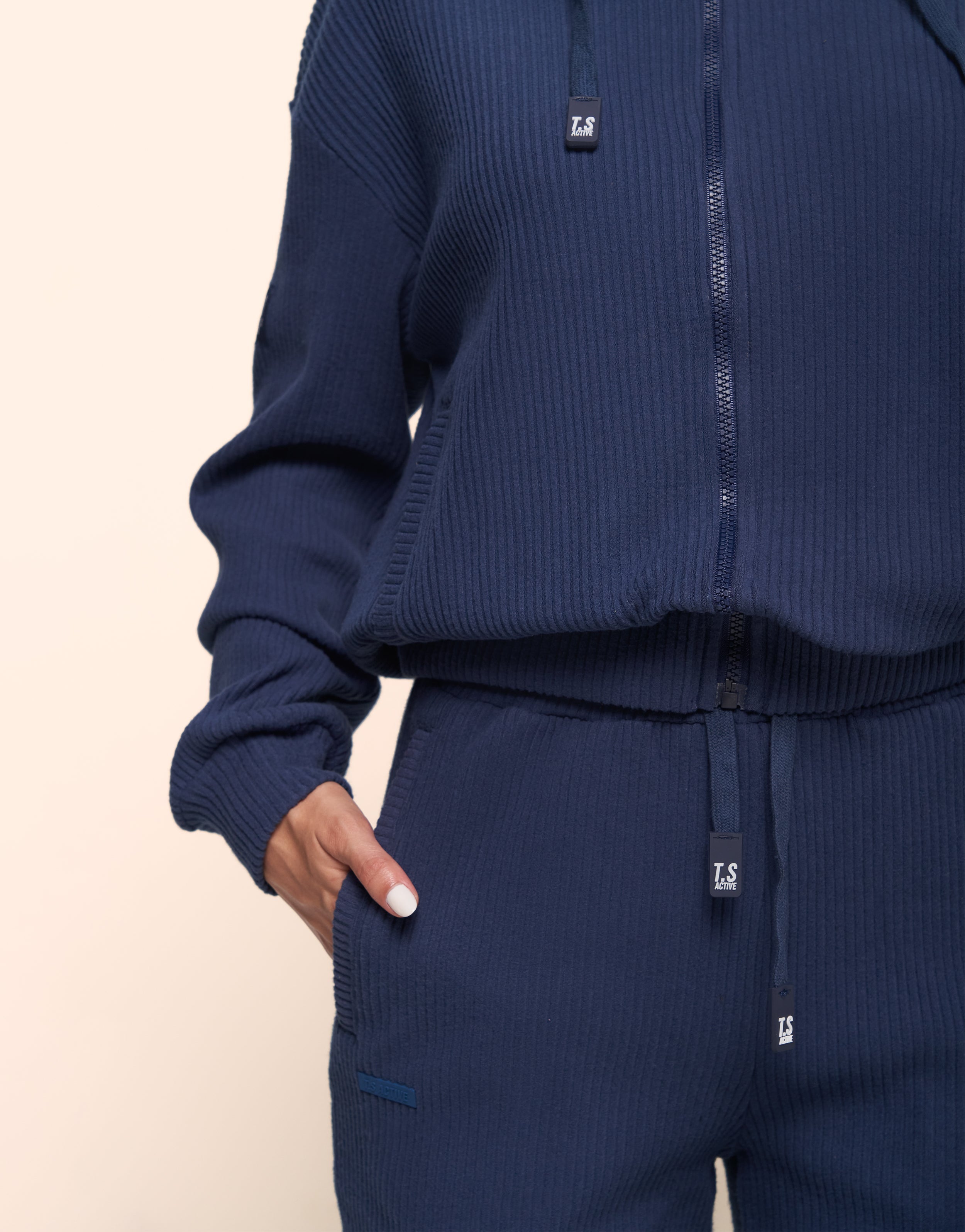 KNIT NAVY PANT