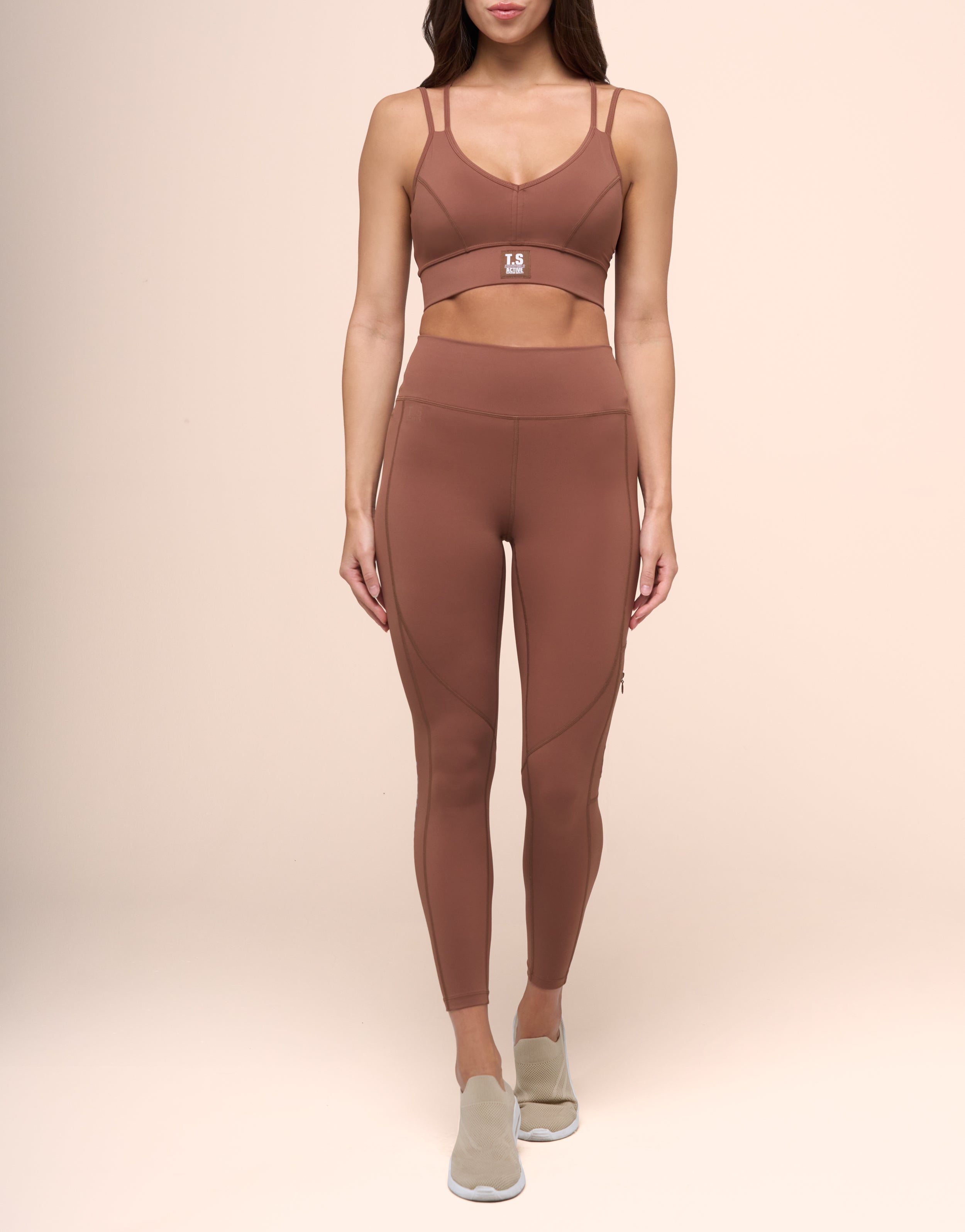 KNITTED MOCHA TOP
