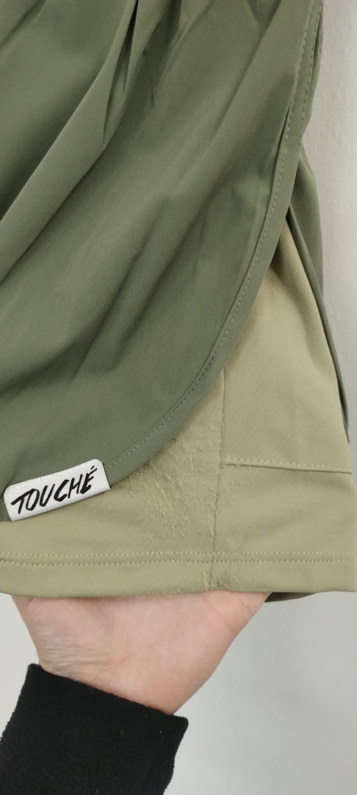 RUNNING OLIVE SHORT (FALLA)