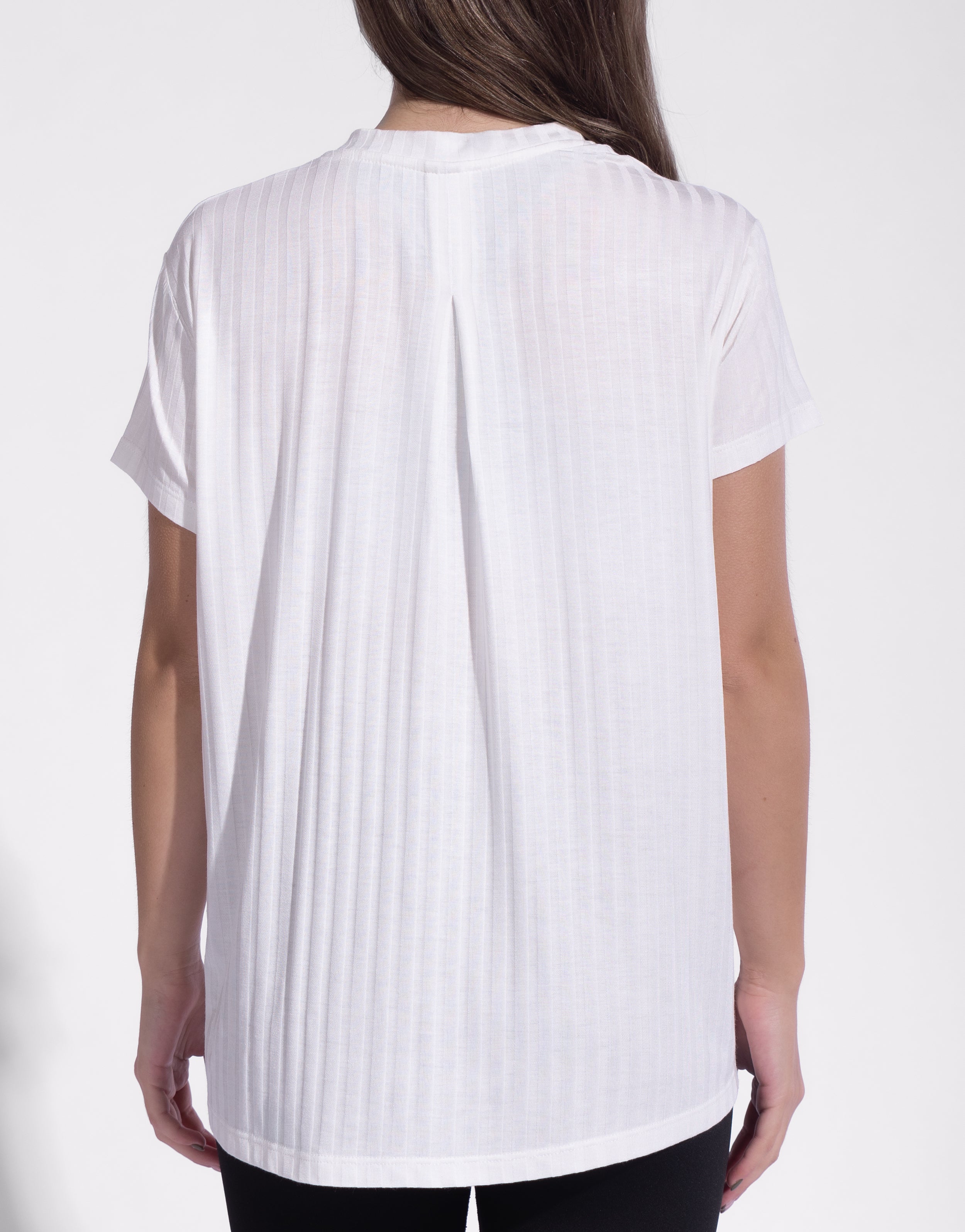 STRIPE TEE WHITE