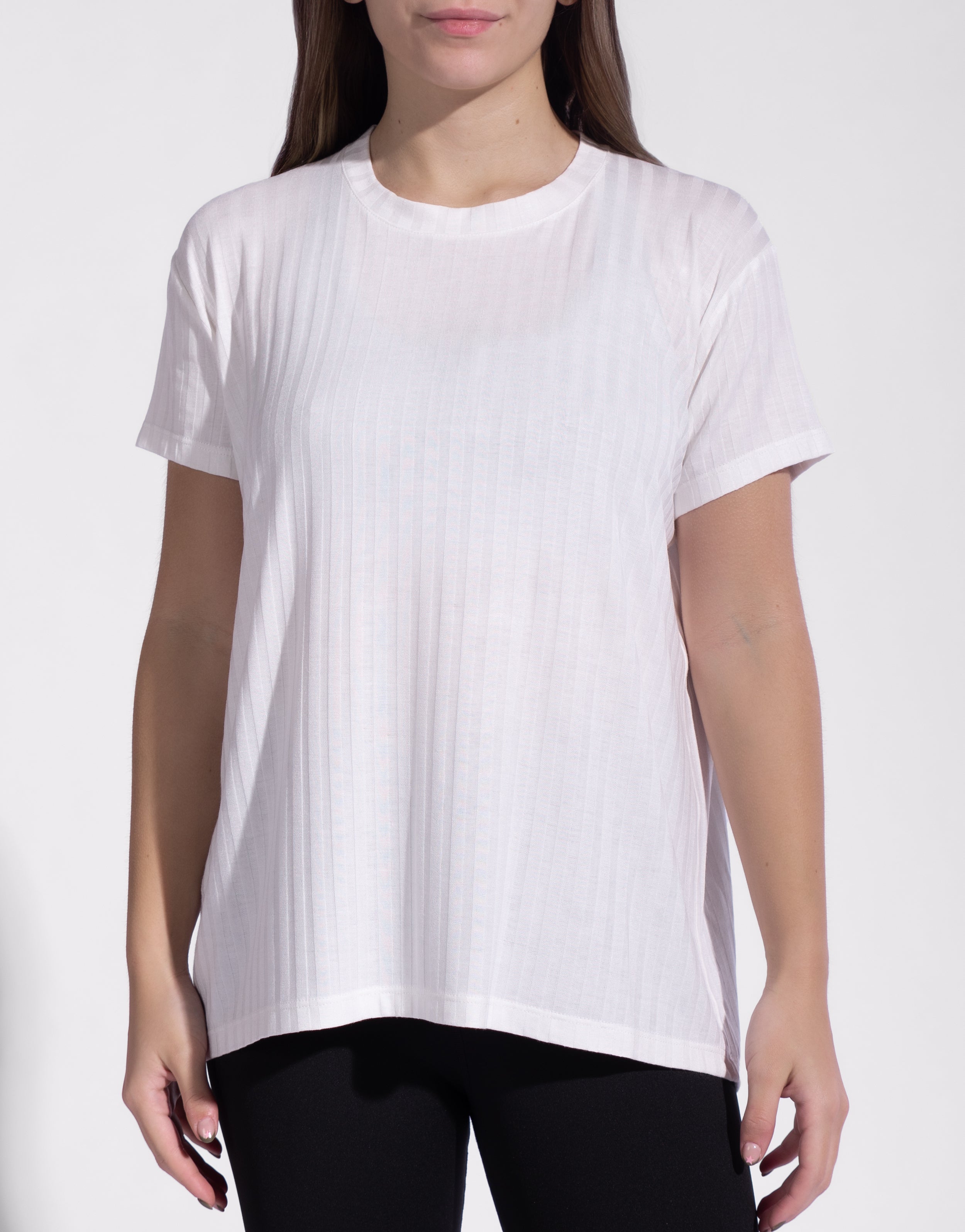 STRIPE TEE WHITE