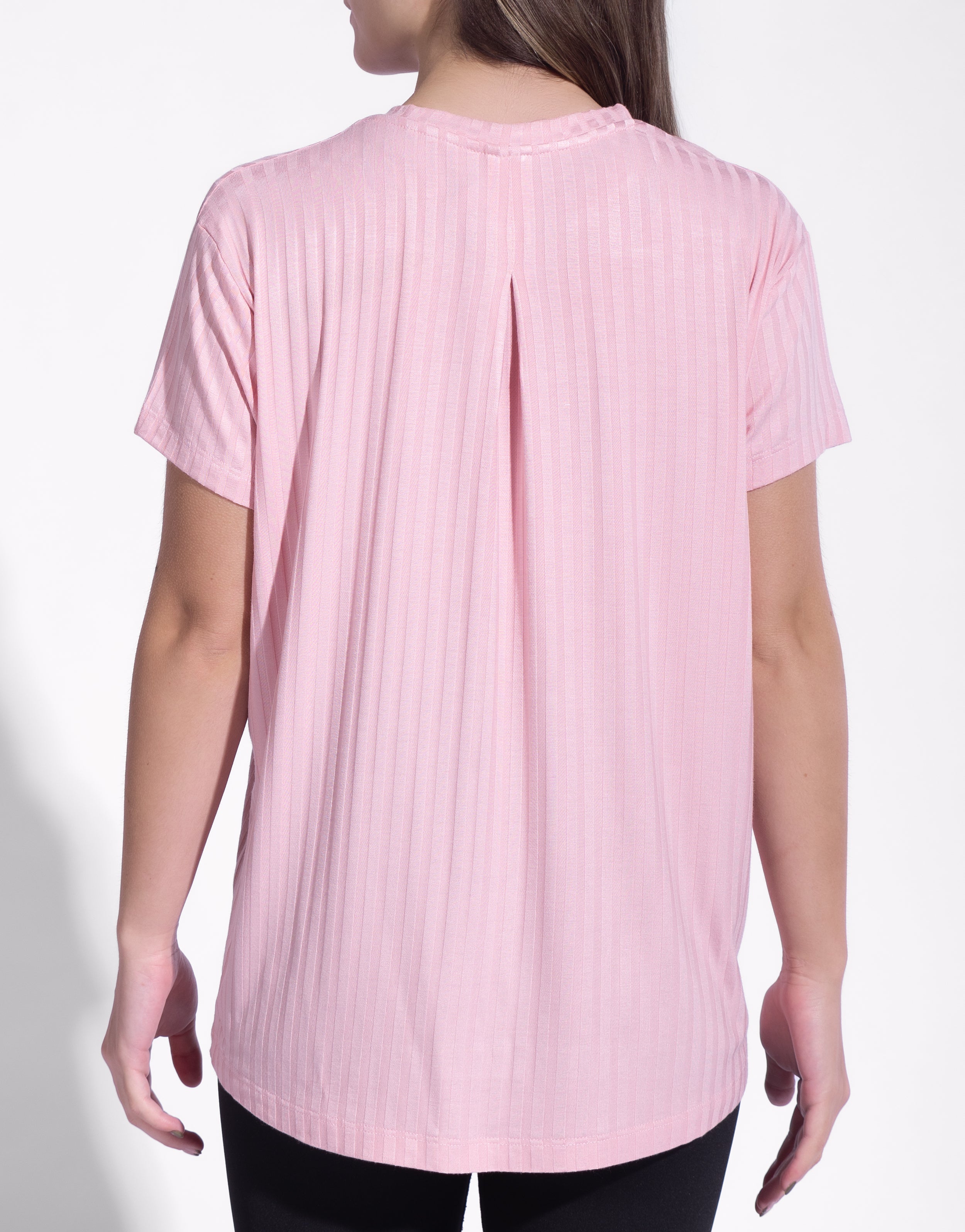 STRIPE TEE PINK
