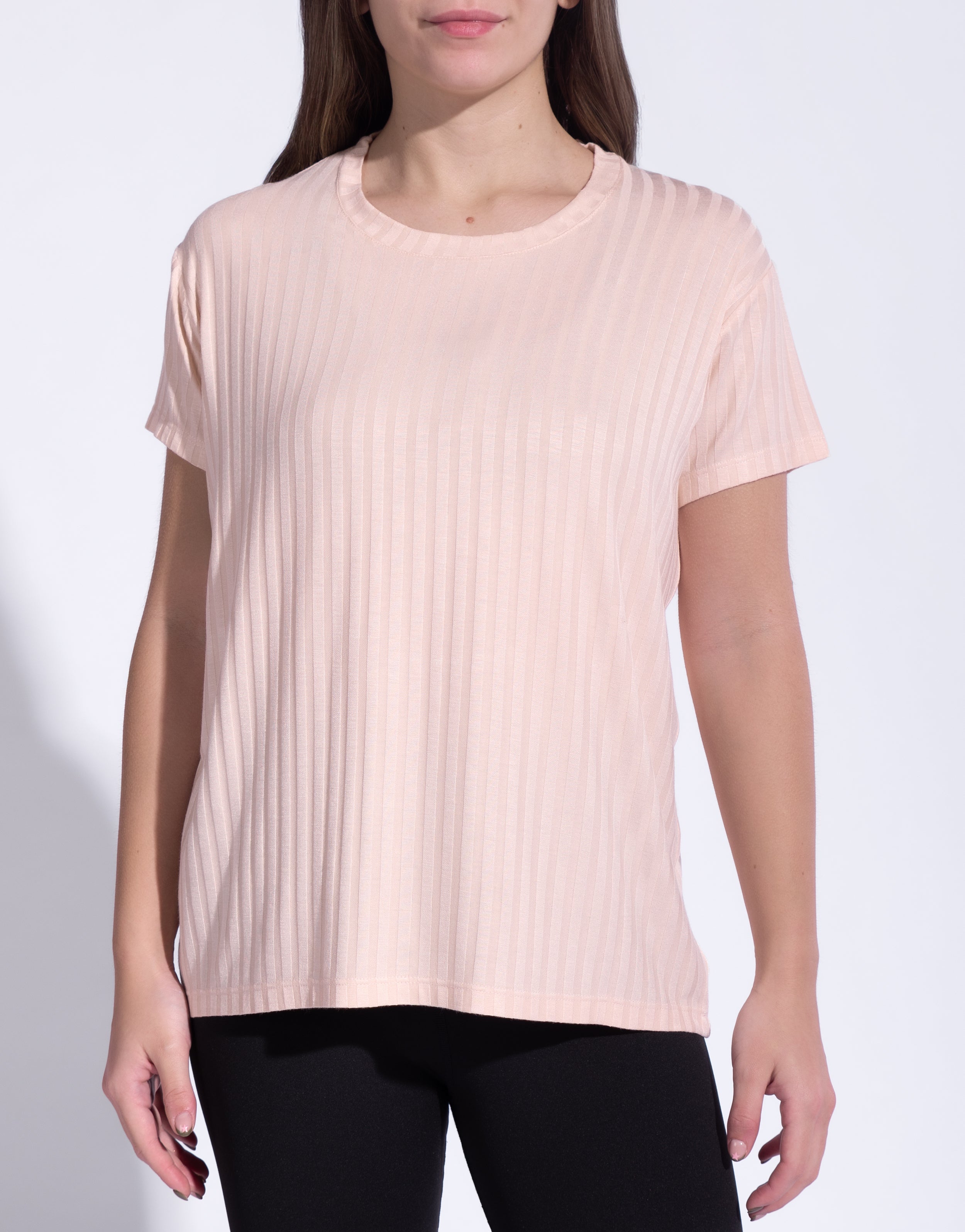 STRIPE TEE CREME
