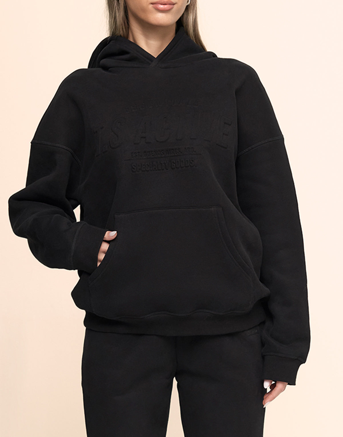 ICON BLACK HOODIE