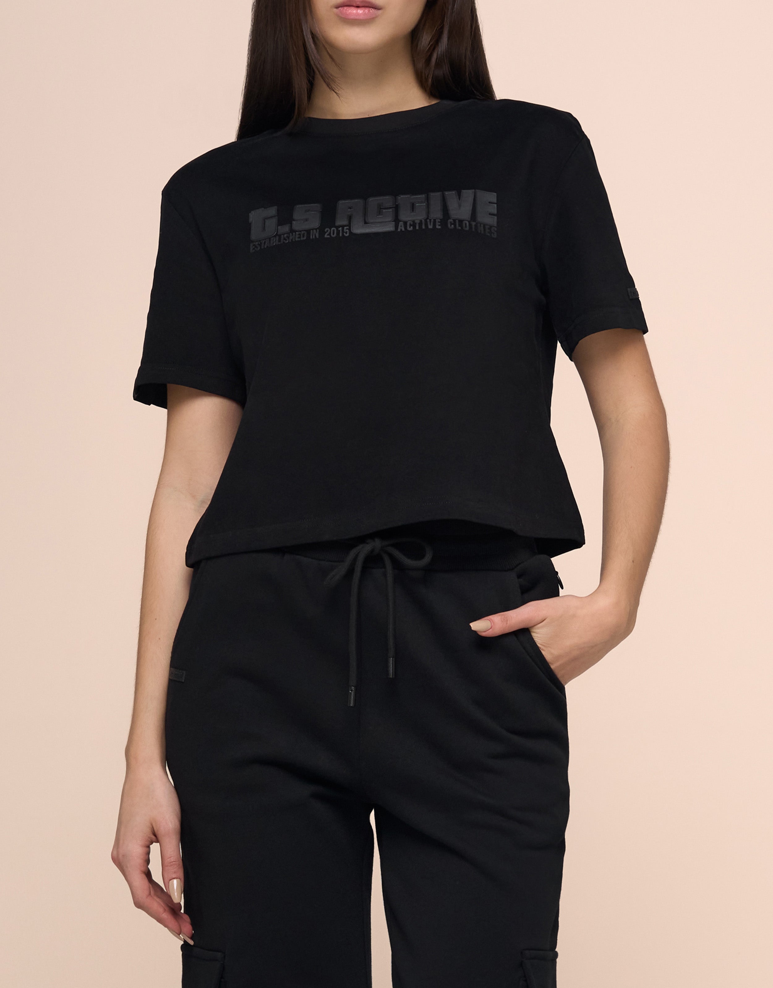 COLUMBIA BLACK TEE