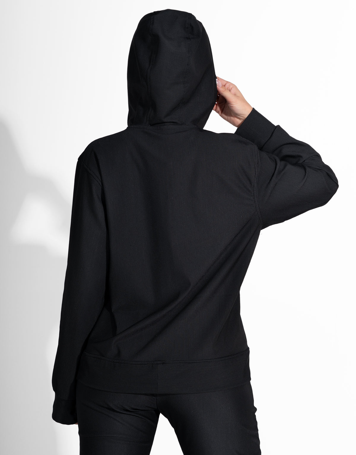 BLACK HOODIE JACKET
