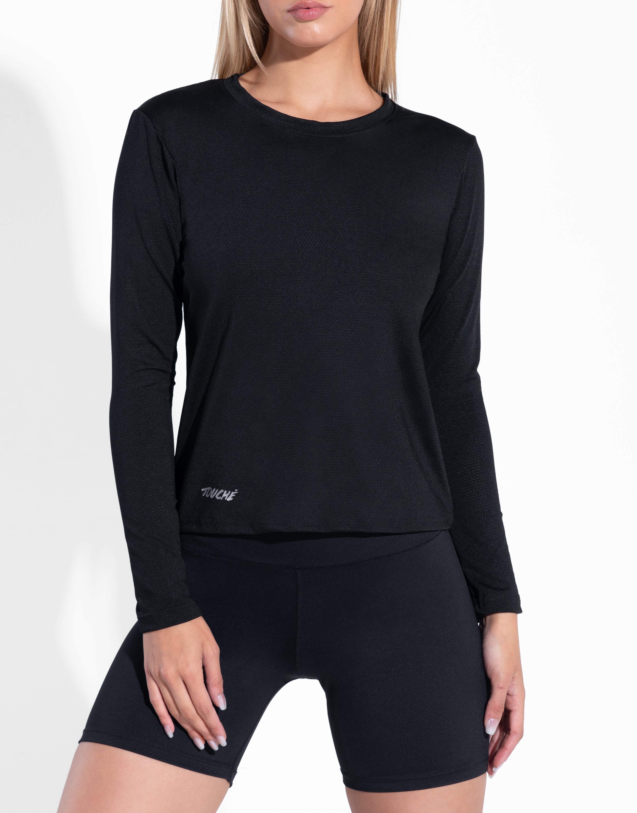 BLACK LONG SPORT TEE