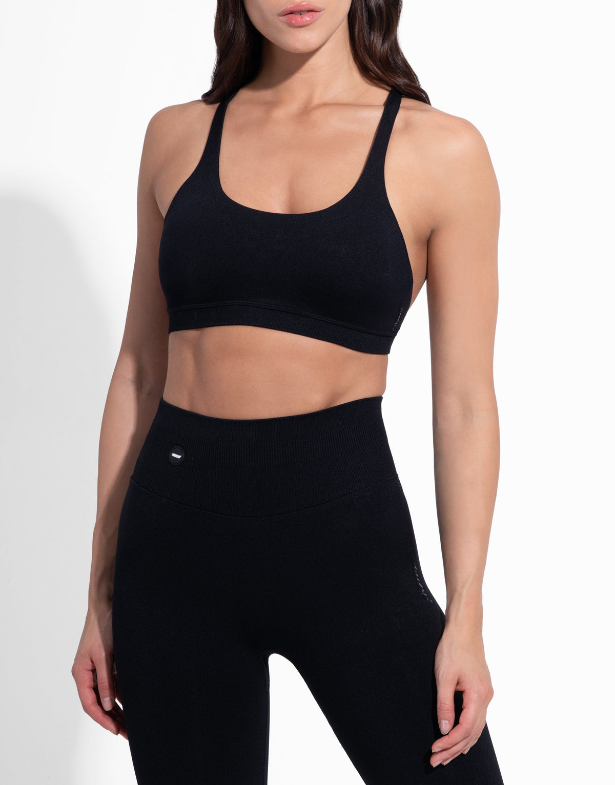 ELASTIC BLACK TOP SEAMLESS