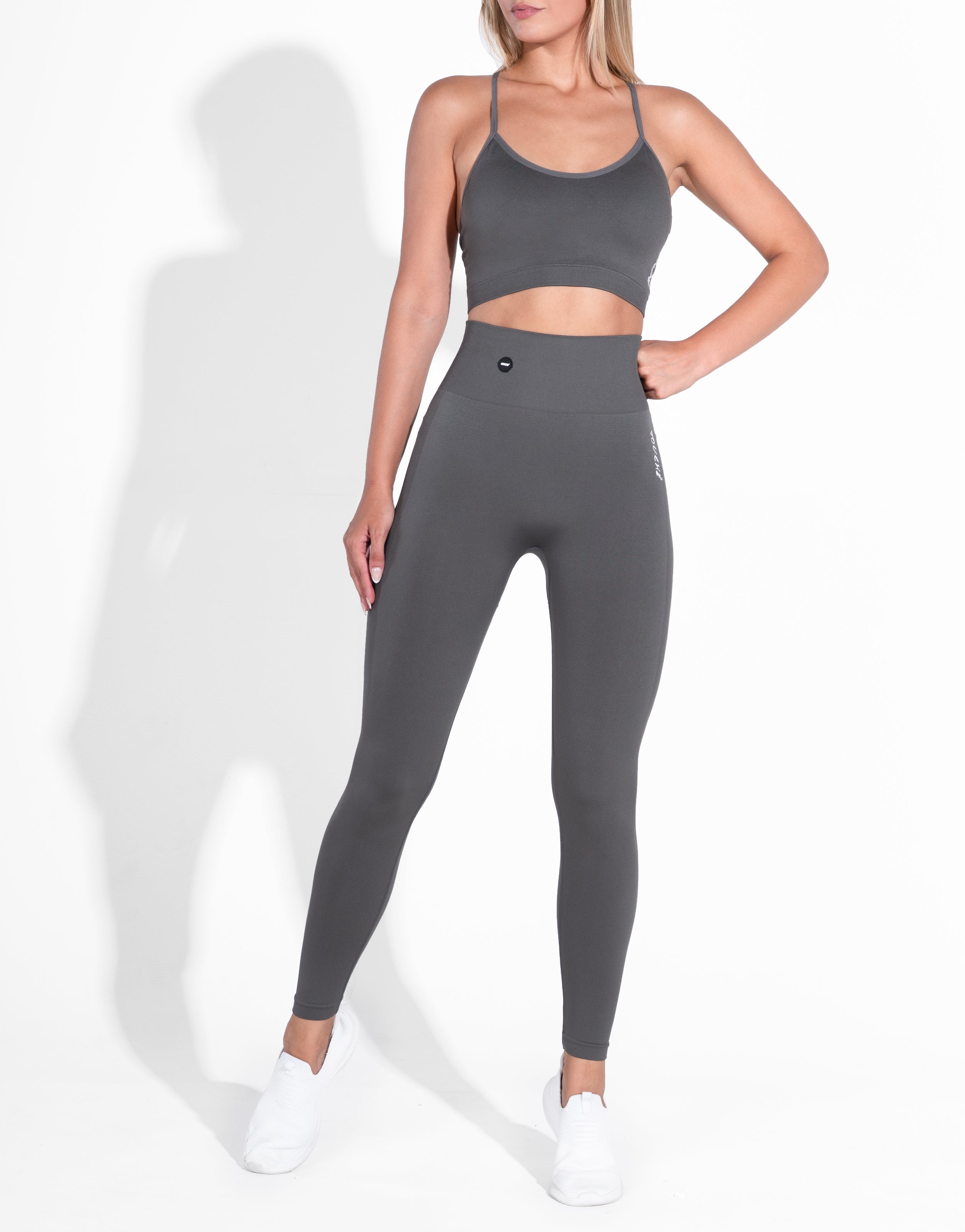 ELASTIC GREY TOP SEAMLESS