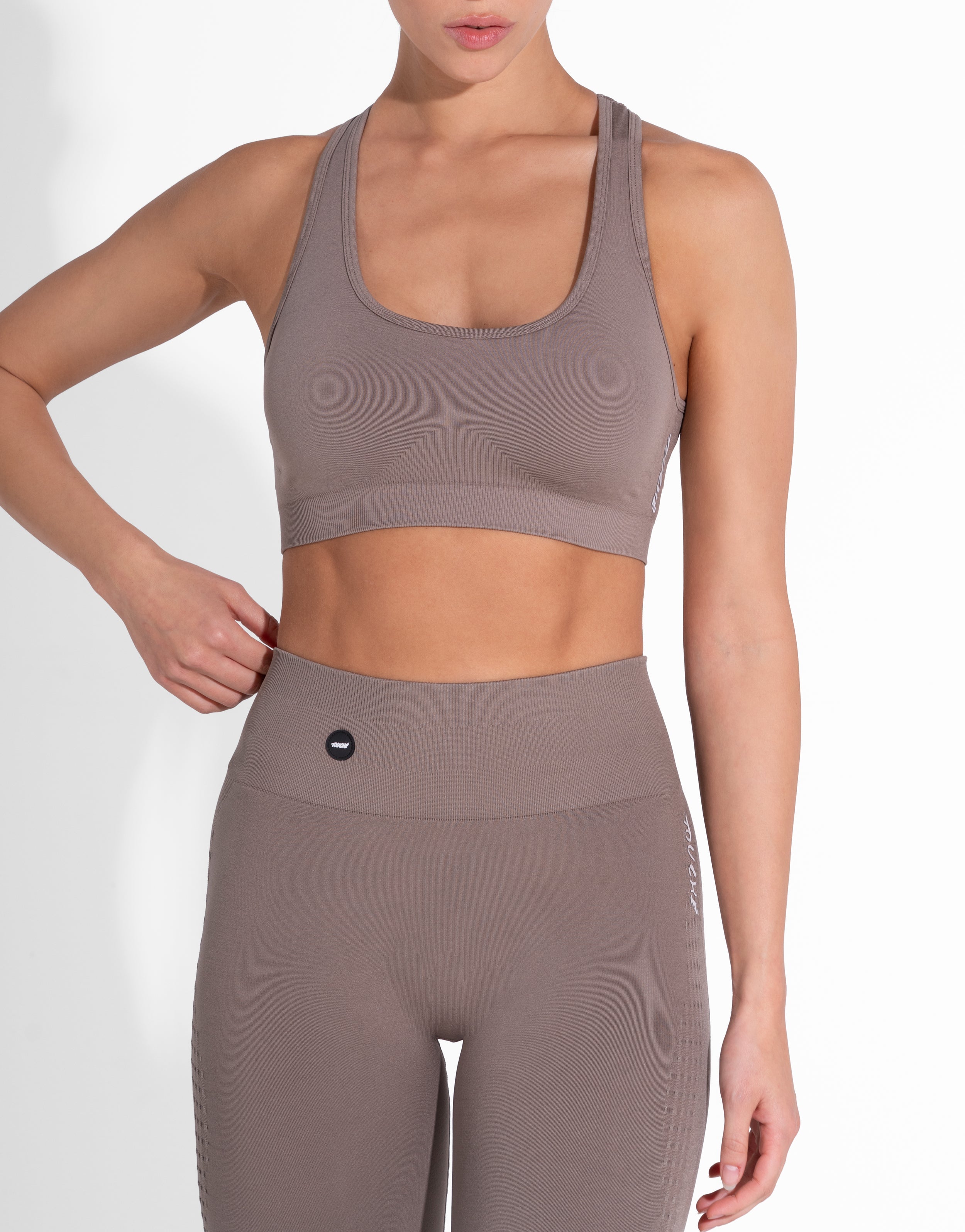 FADE BROWN SEAMLESS TOP