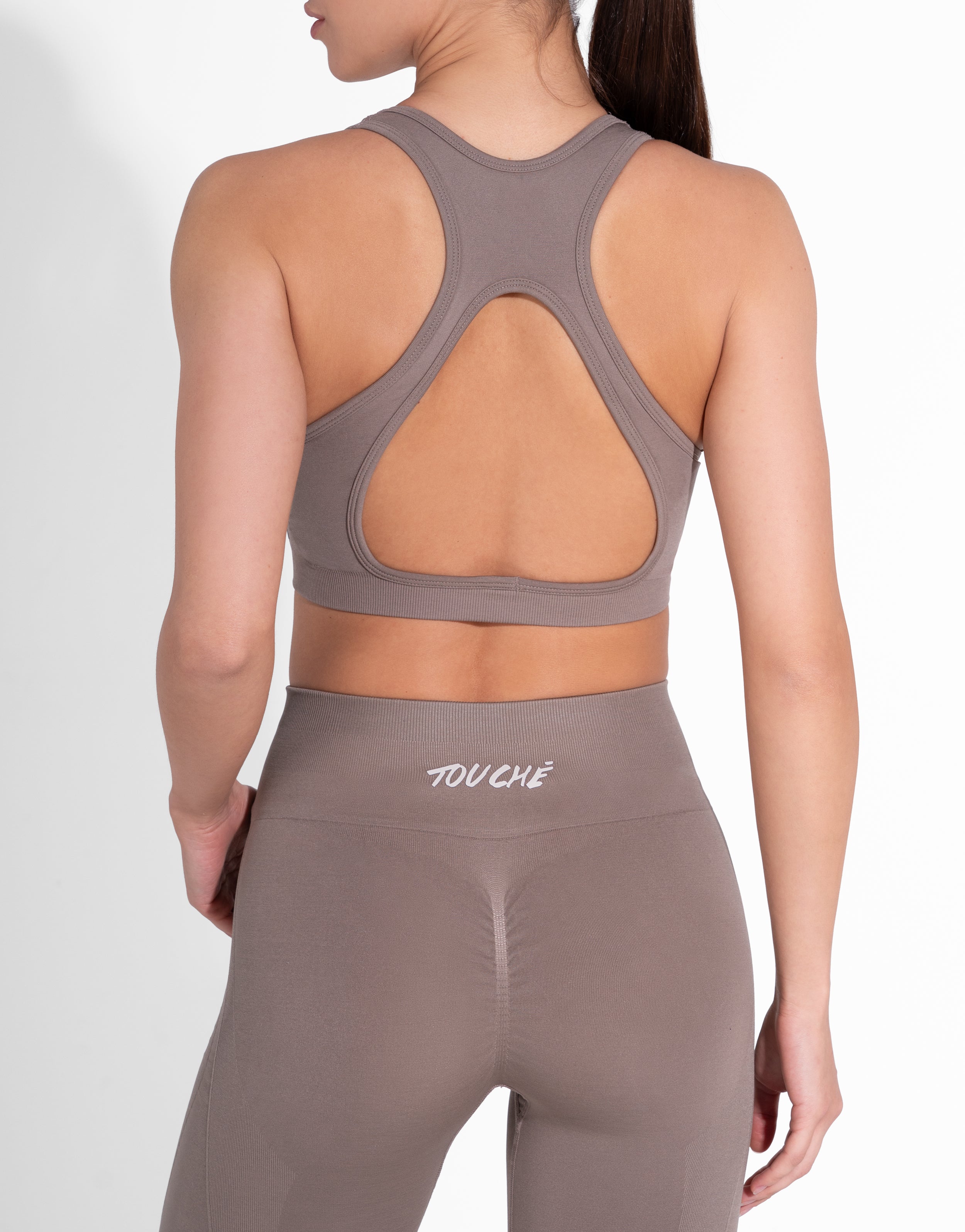 FADE BROWN SEAMLESS TOP