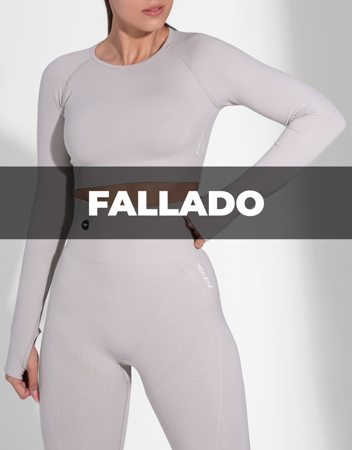 FIT BEIGE SEAMLESS TOP (FALLA)