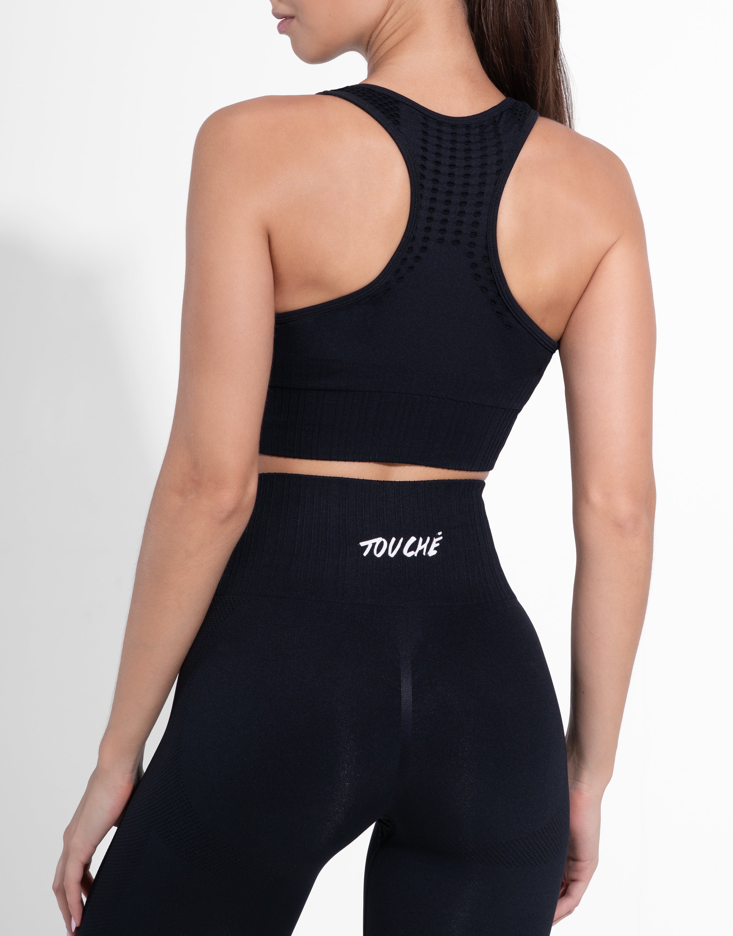 MESH BLACK  TOP SEAMLESS