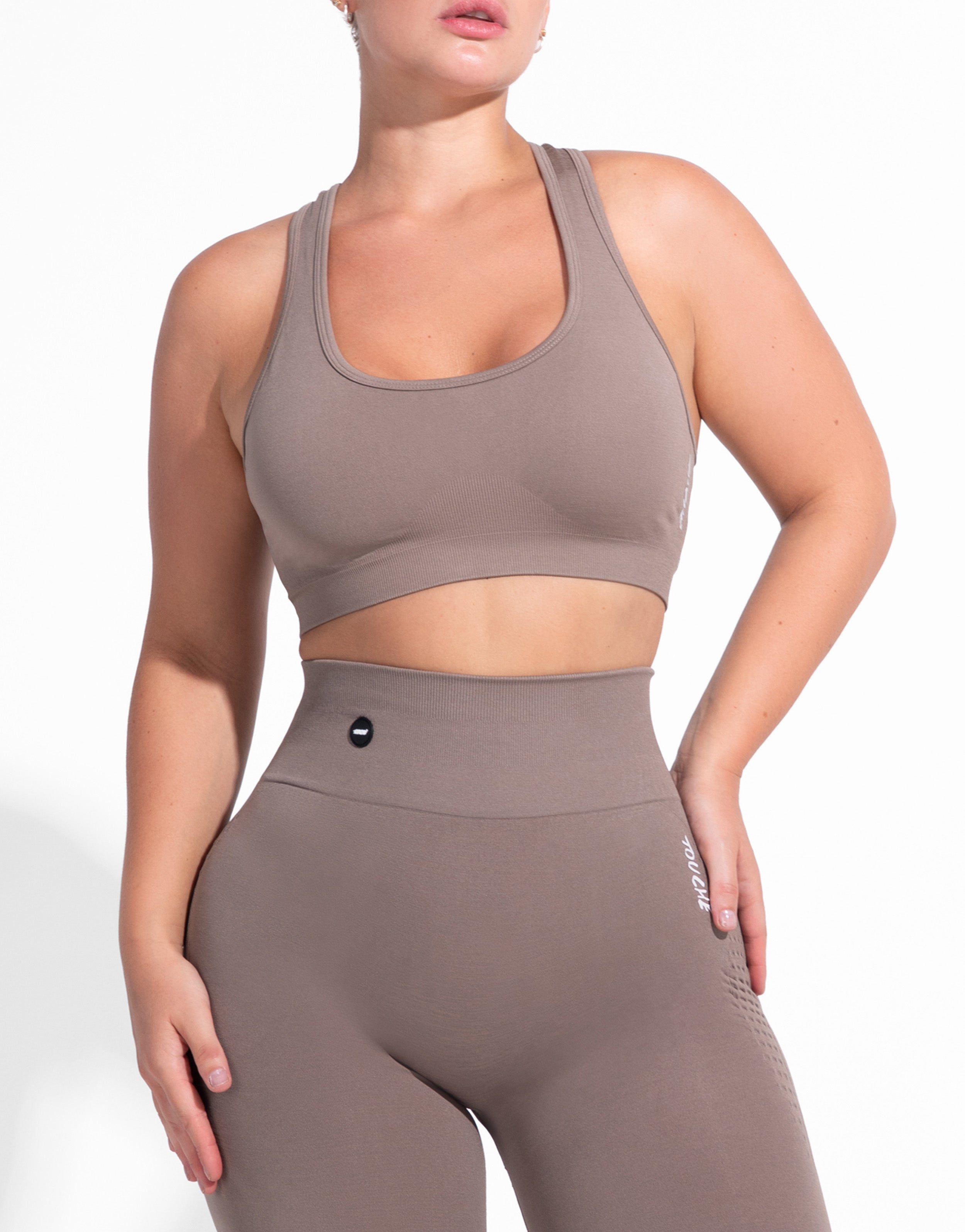 FLOW BEIGE TOP SEAMLESS