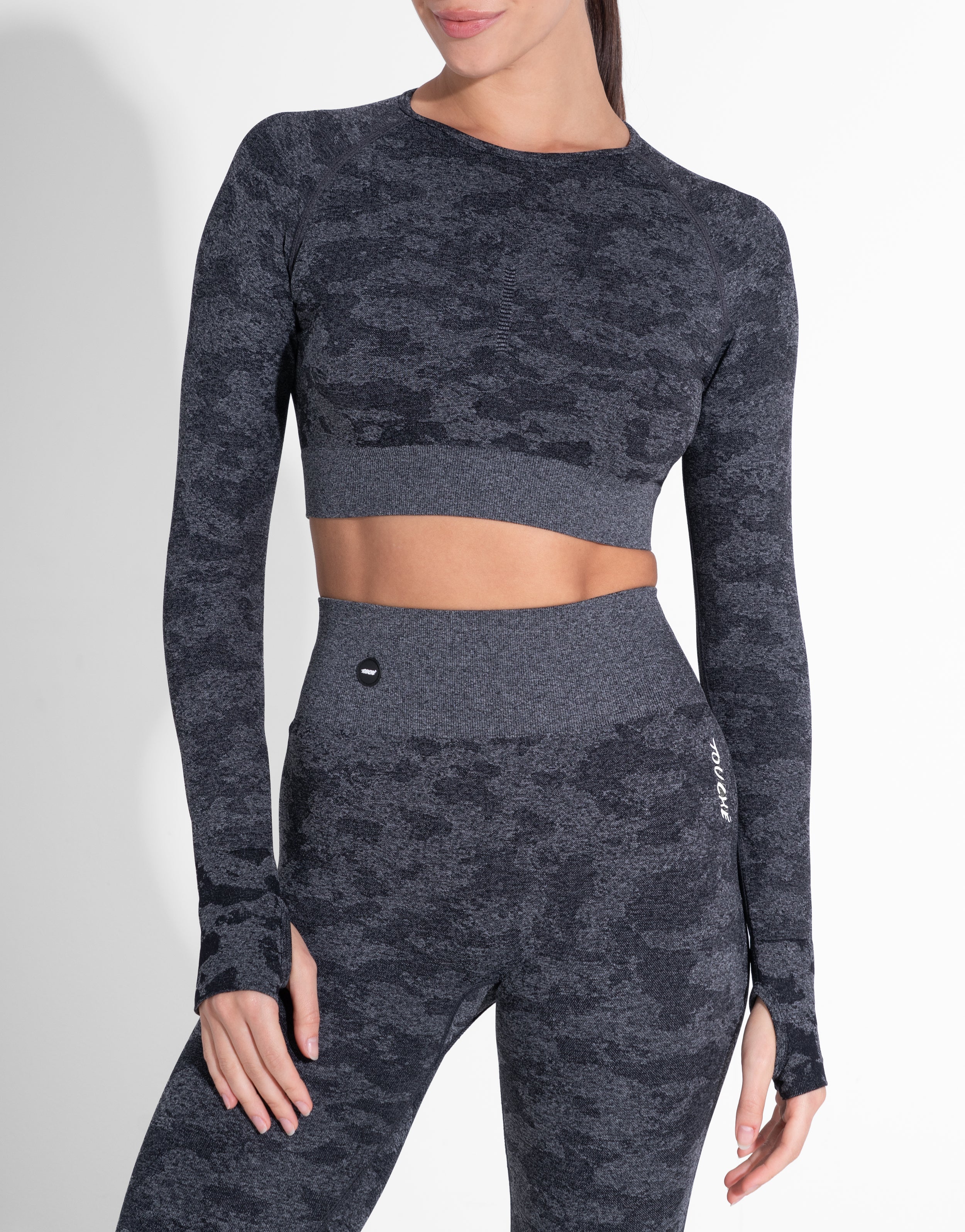 RIBBON BLACK TOP SEAMLESS