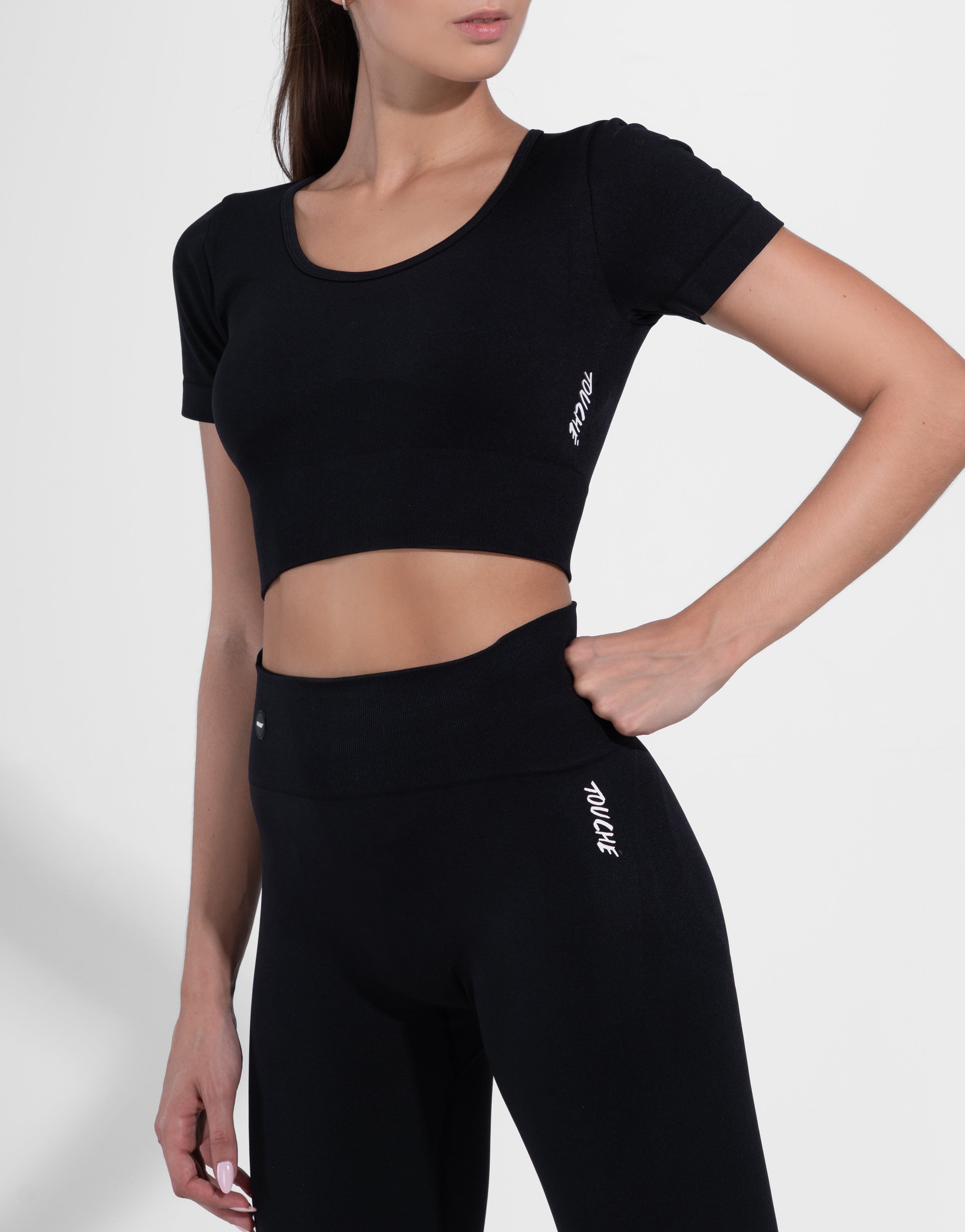 SPORTY BLACK TOP SEAMLESS