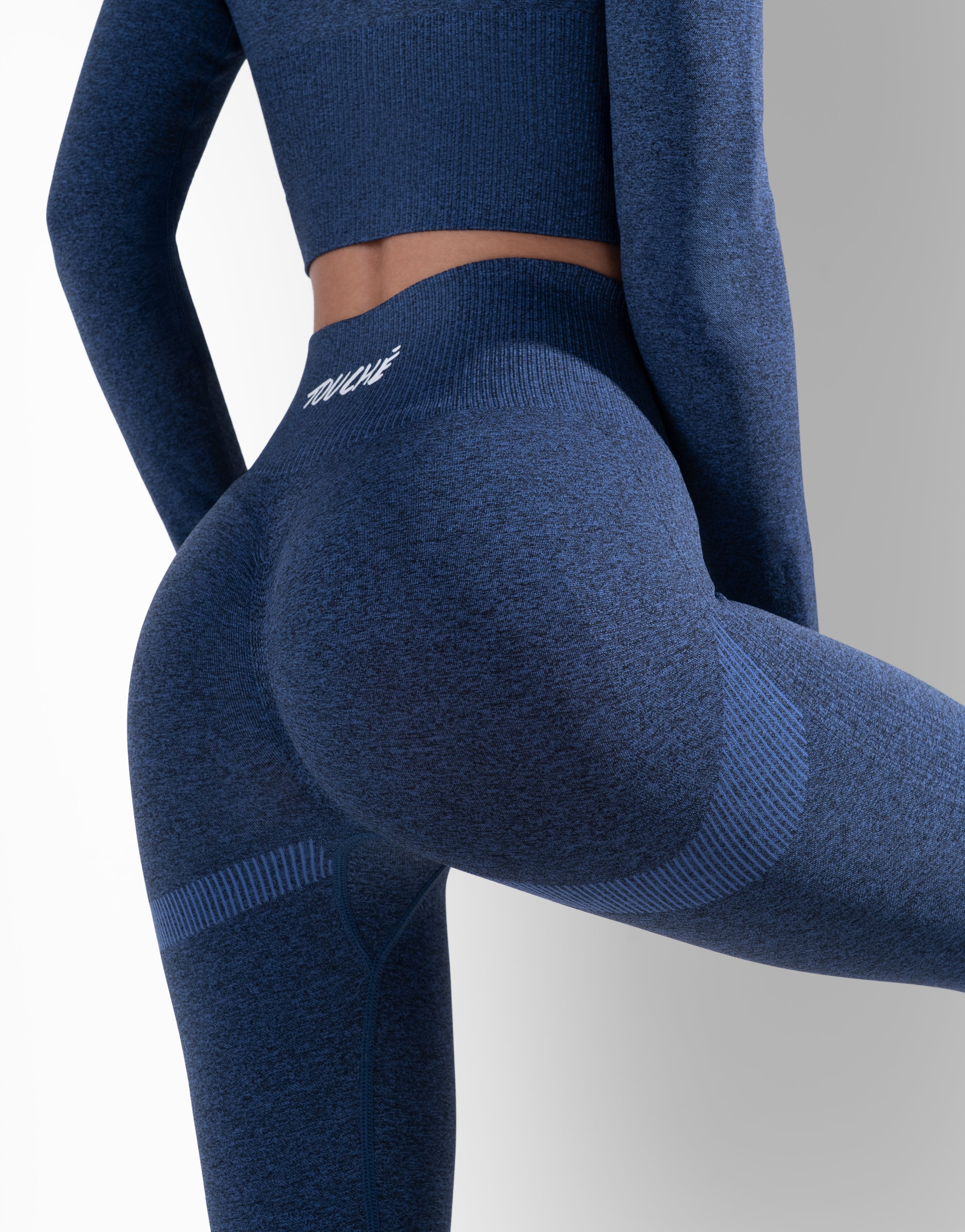 ZIPPER NAVY SEAMLESS