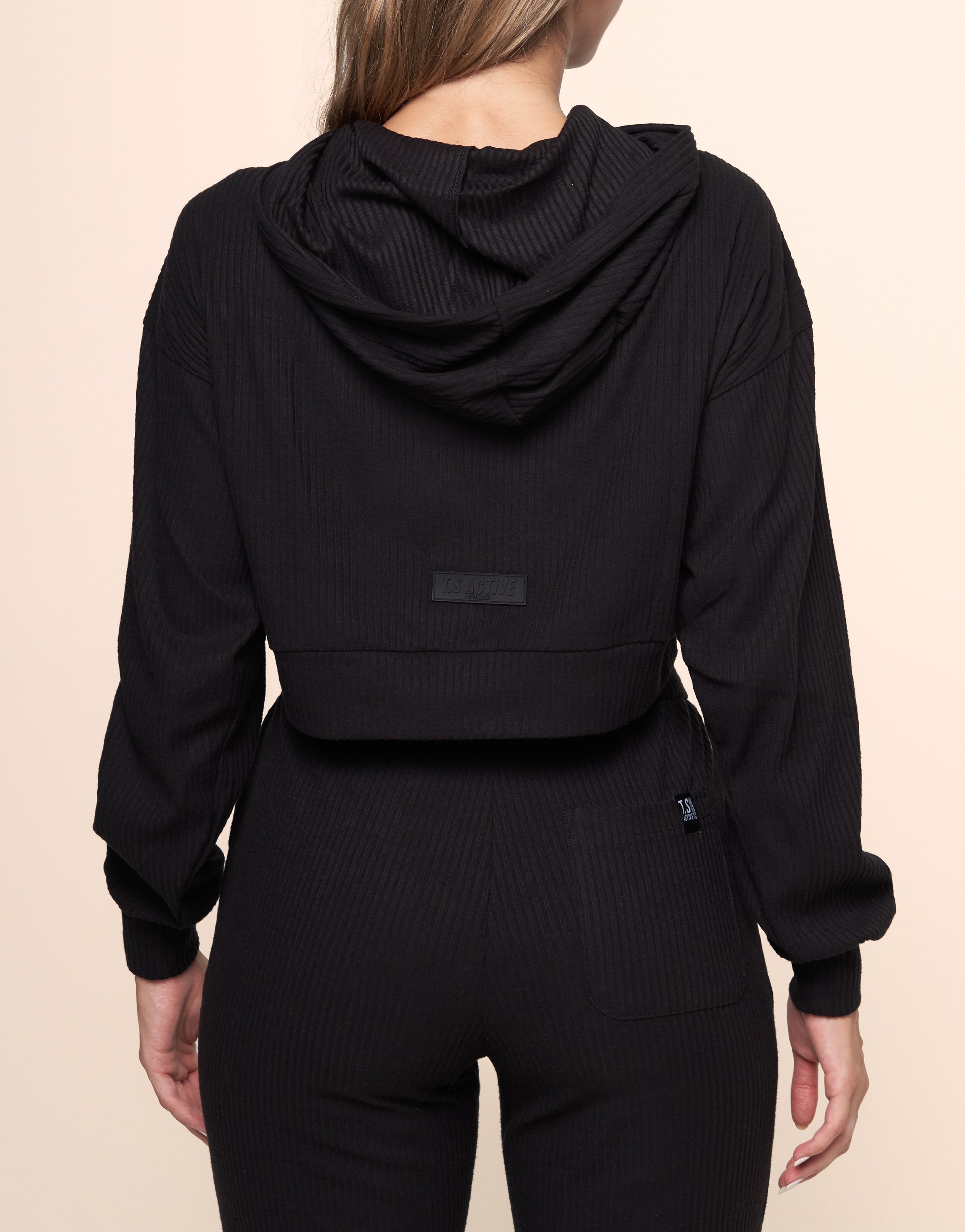 KNIT HOODIE BLACK