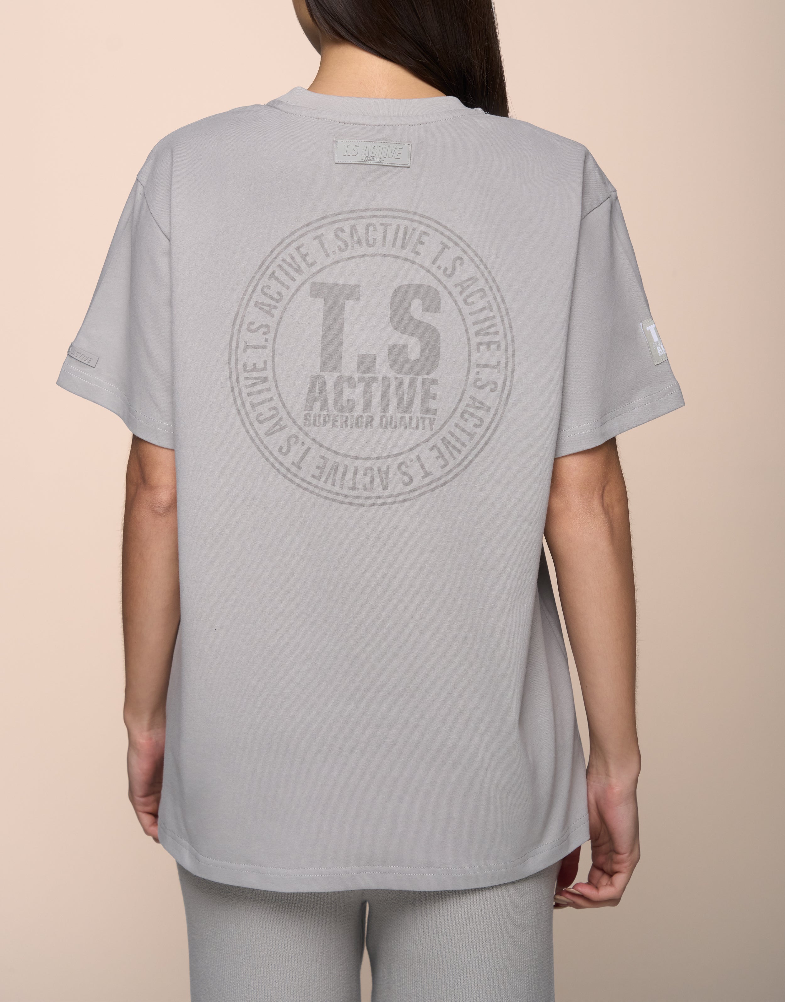 KNITTED GREY TEE
