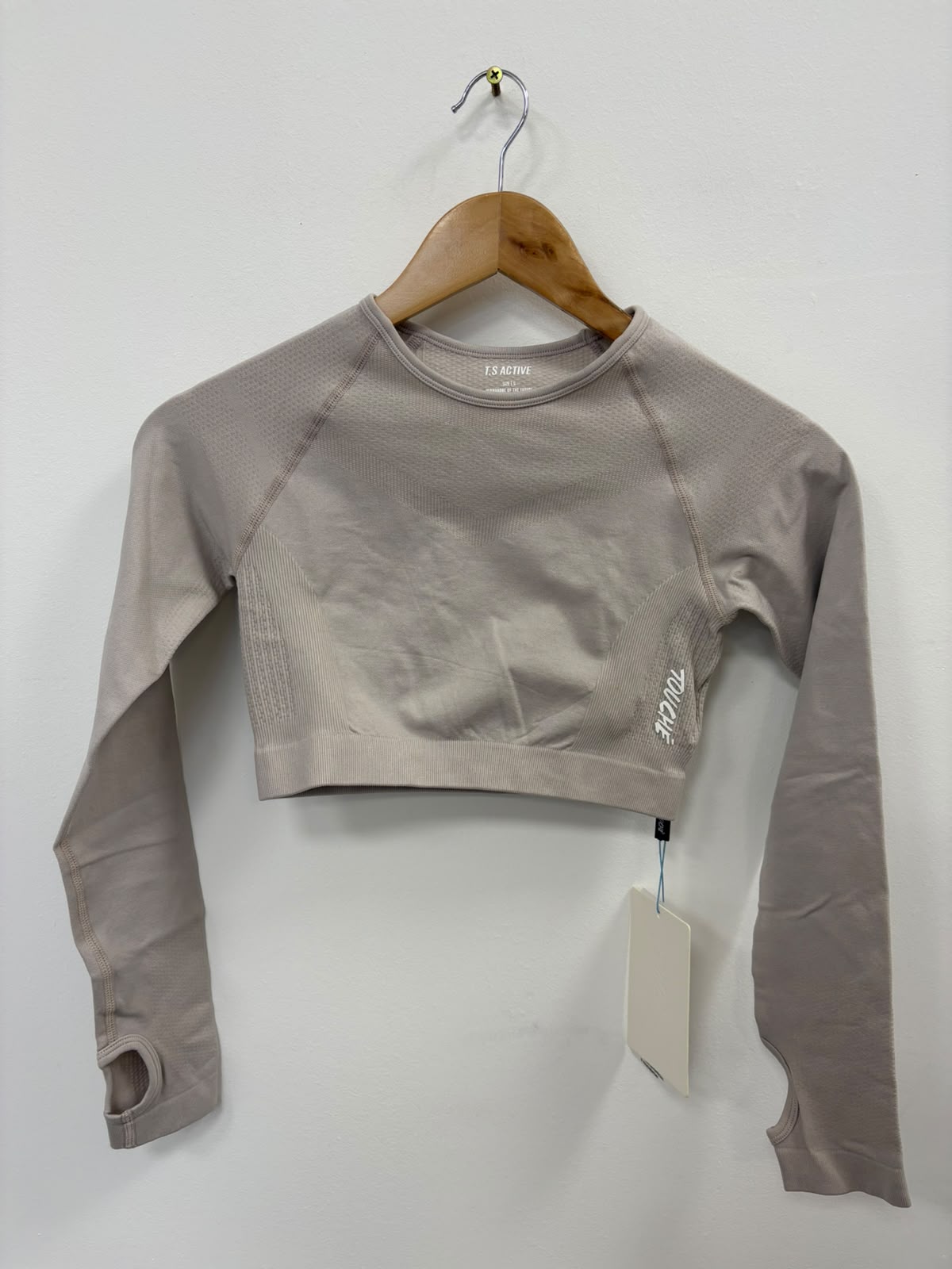 FIT BEIGE SEAMLESS TOP (FALLA)