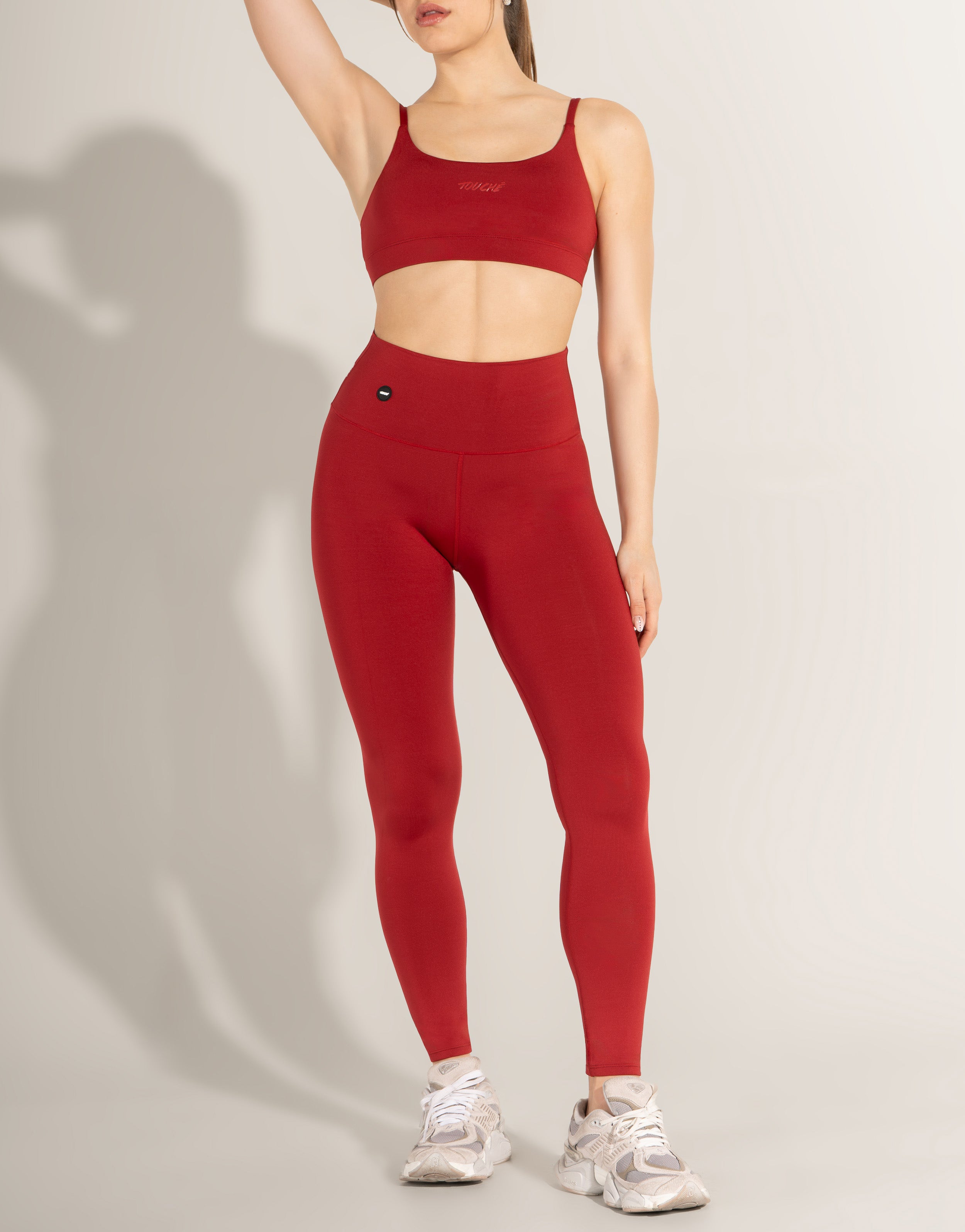 BURGUNDY HIGH LEGGING