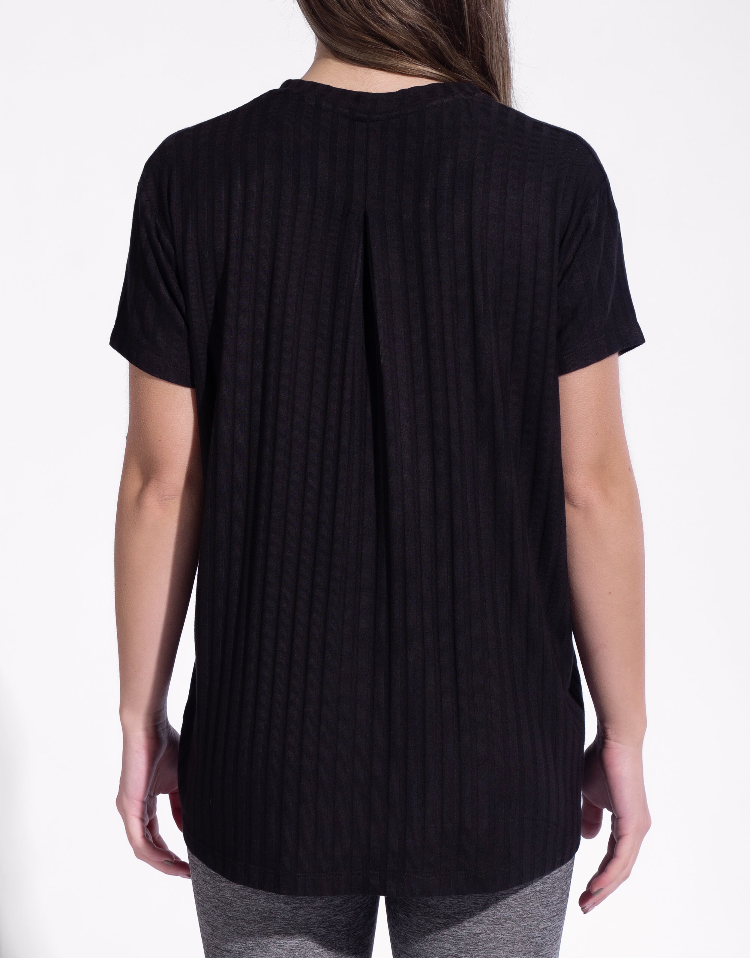 STRIPE TEE BLACK
