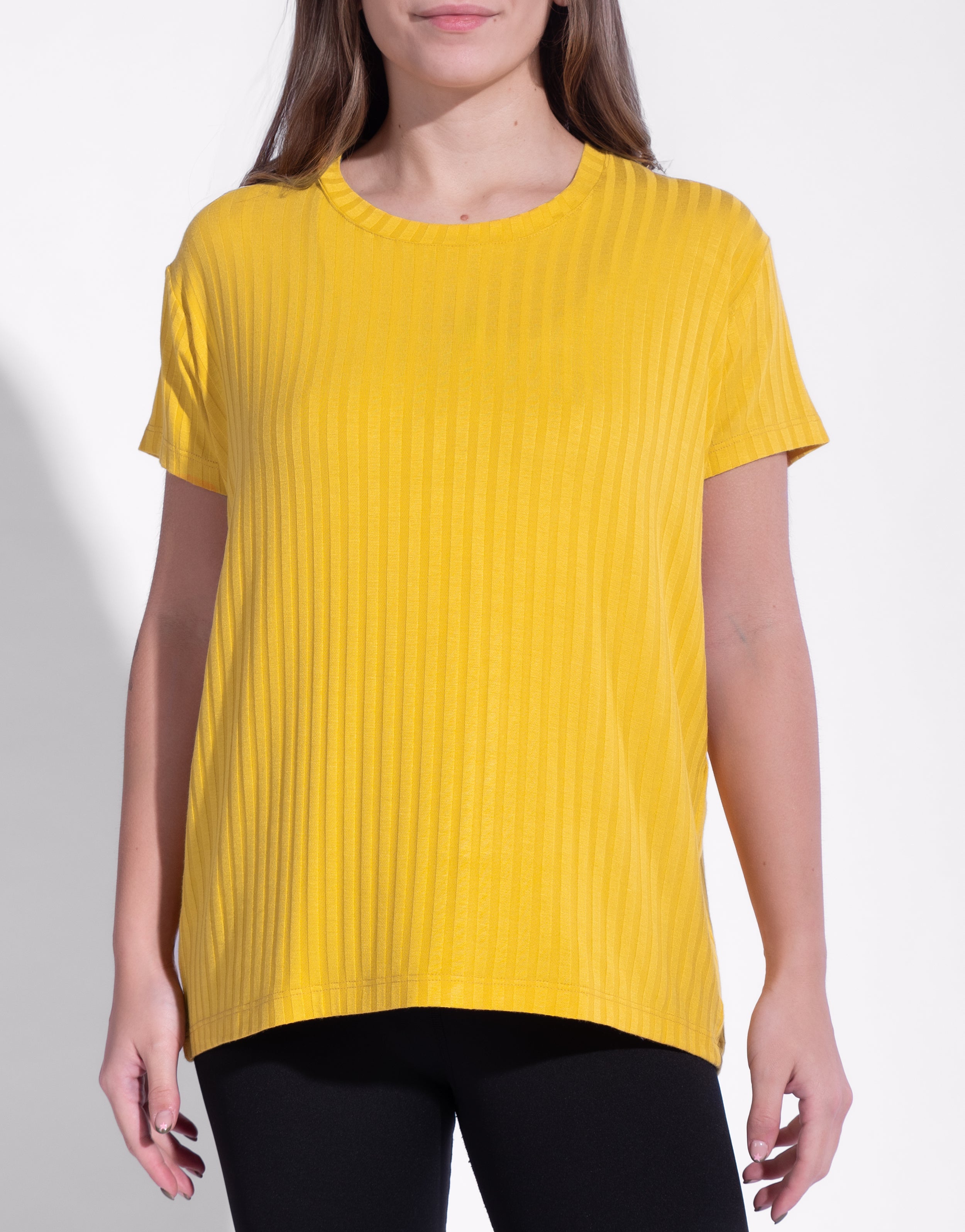 STRIPE TEE YELLOW